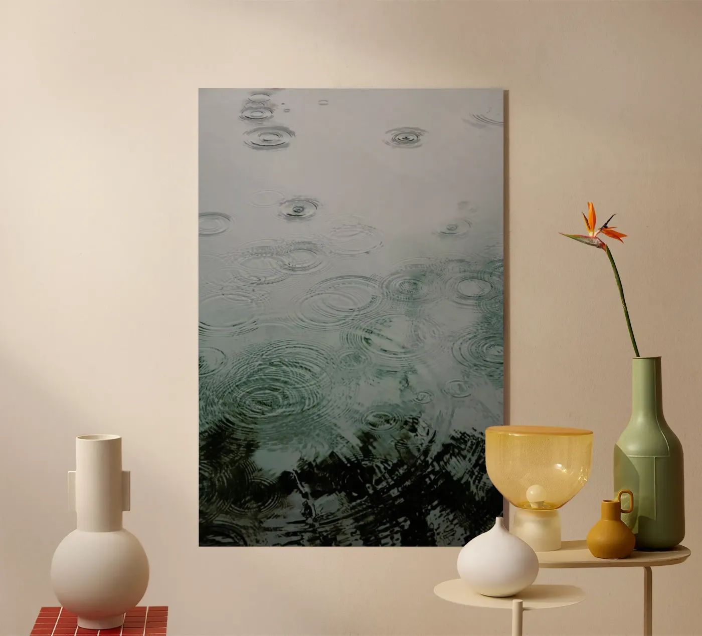 Raindrops under The Tree acrylic glass by Studio Nahili