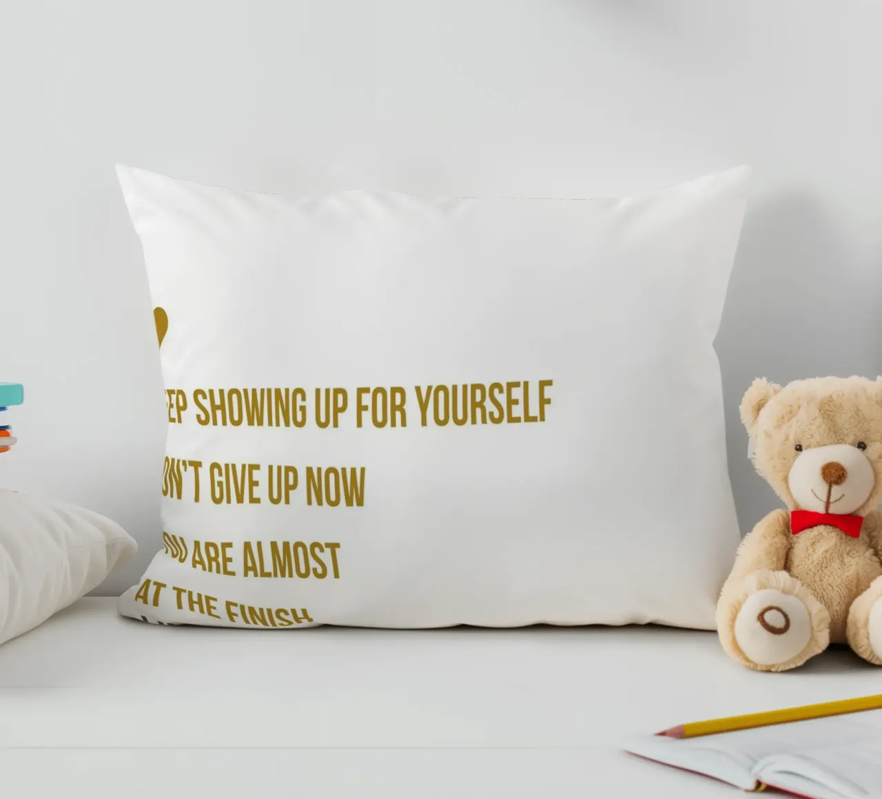 Don't Give Up cuscino da Mauve
