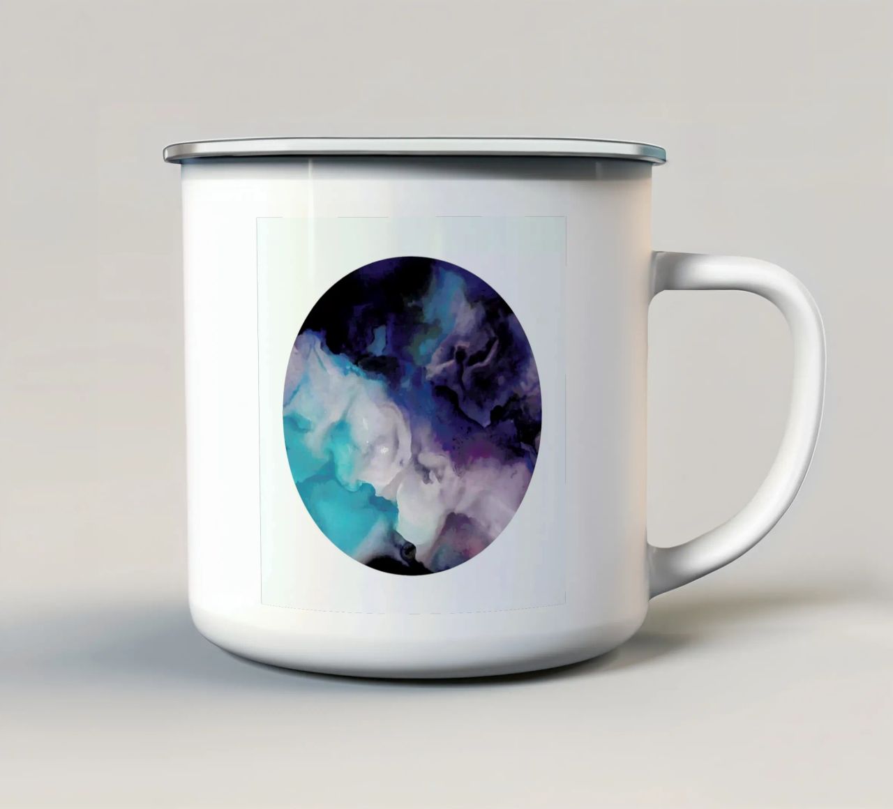 Whirl tazza in smalto da Larissa van der Laan