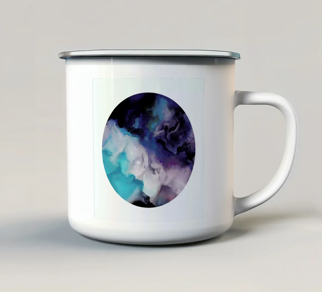 Whirl tazza in smalto da Larissa van der Laan