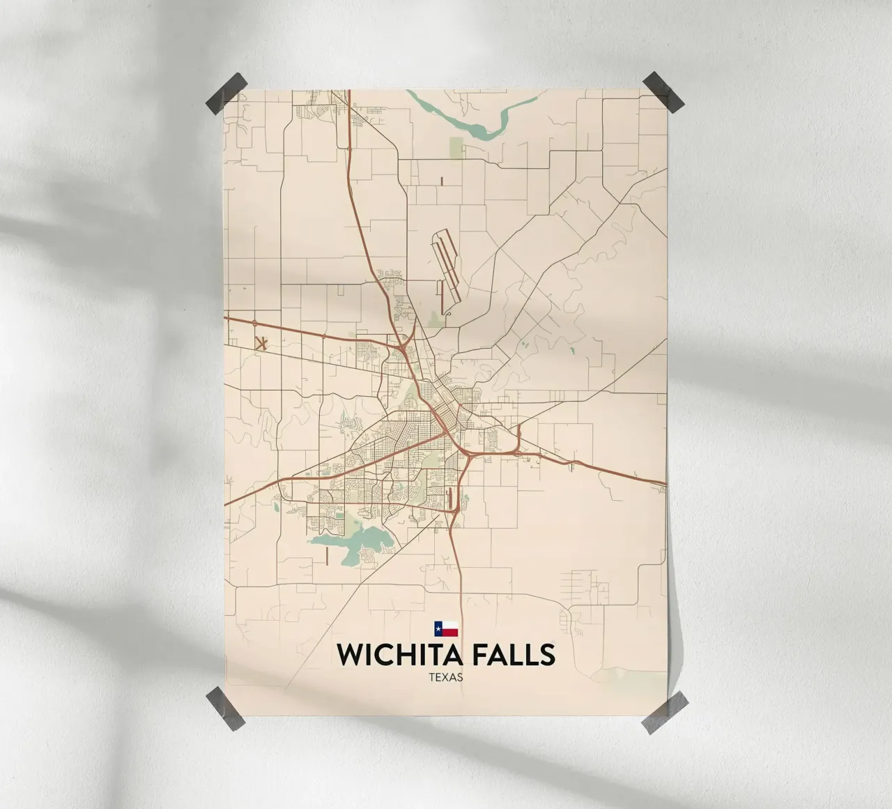 Wichita Falls TX carta hahnemühle da Jacob W MICKELSON