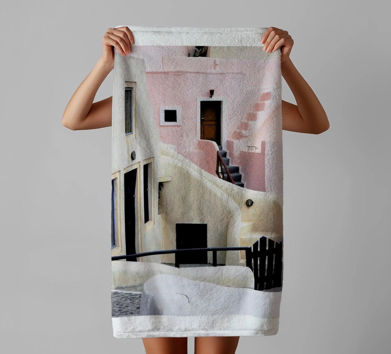Santorini towel by METROPOLIS
