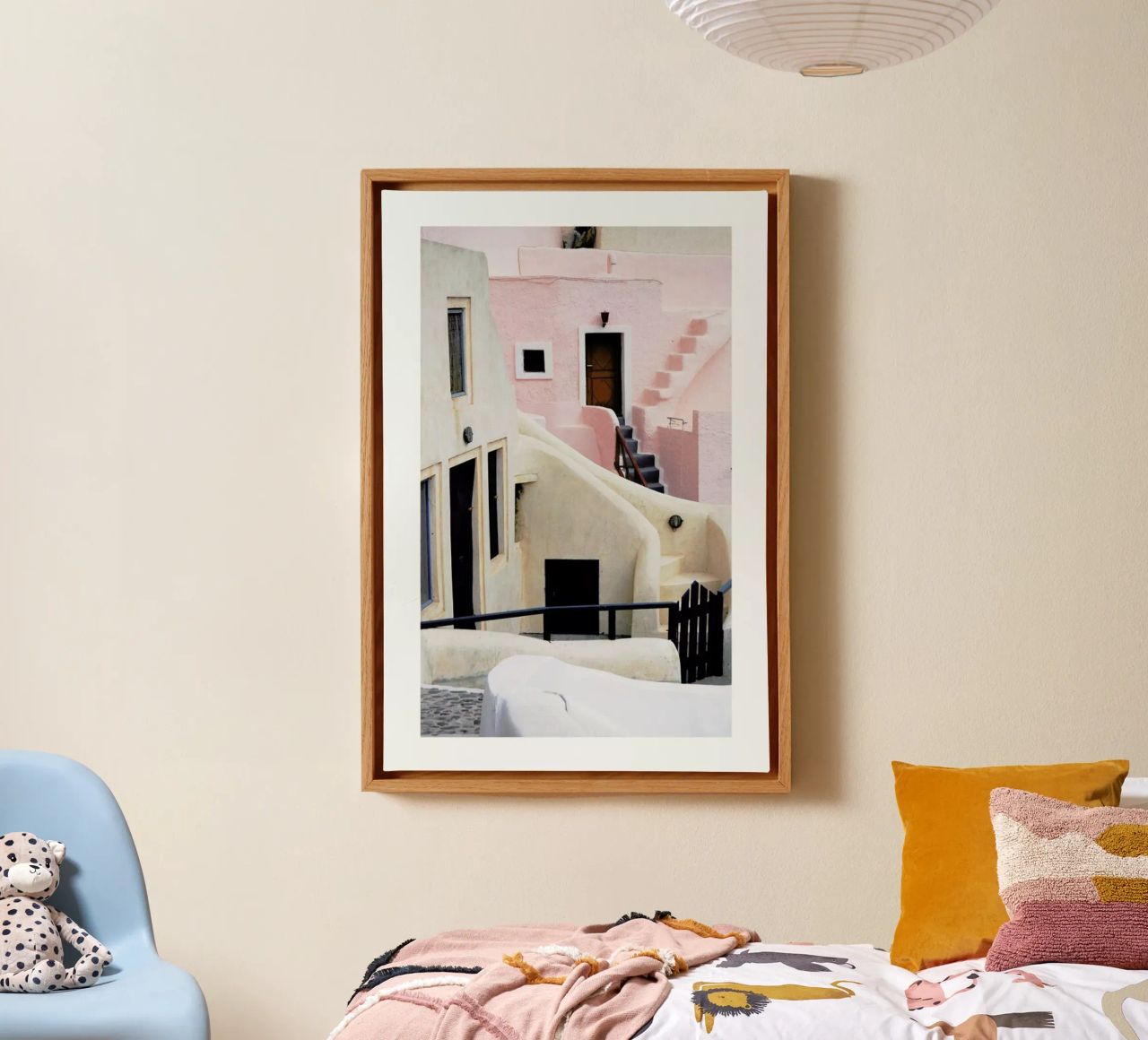 Santorini canvas by METROPOLIS