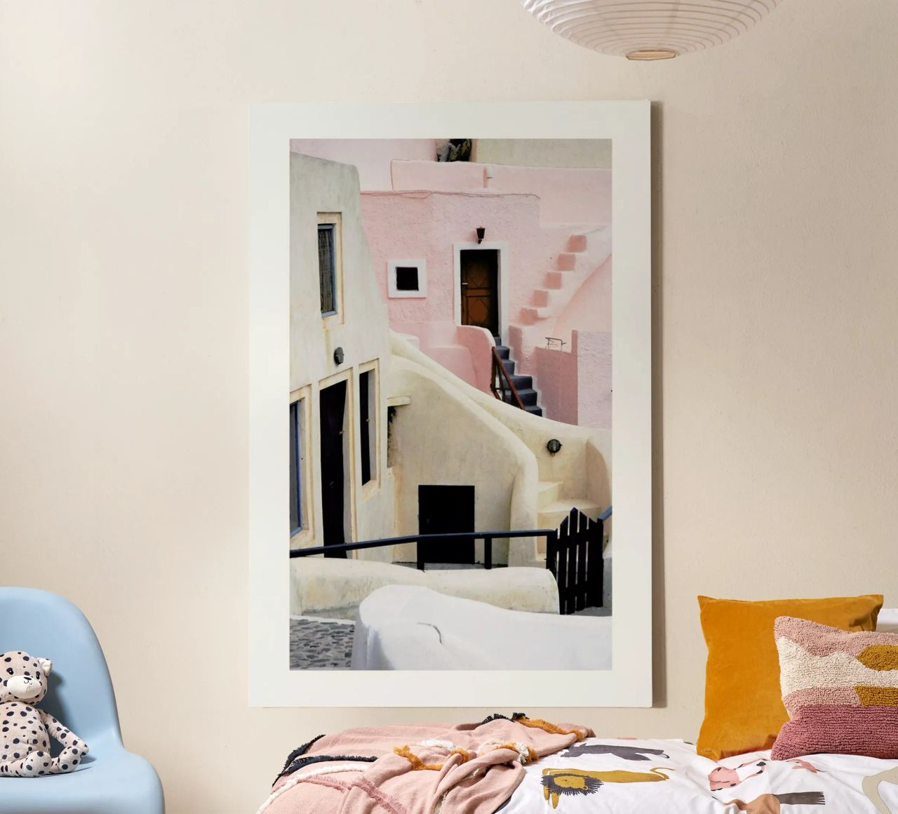 Santorini canvas by METROPOLIS
