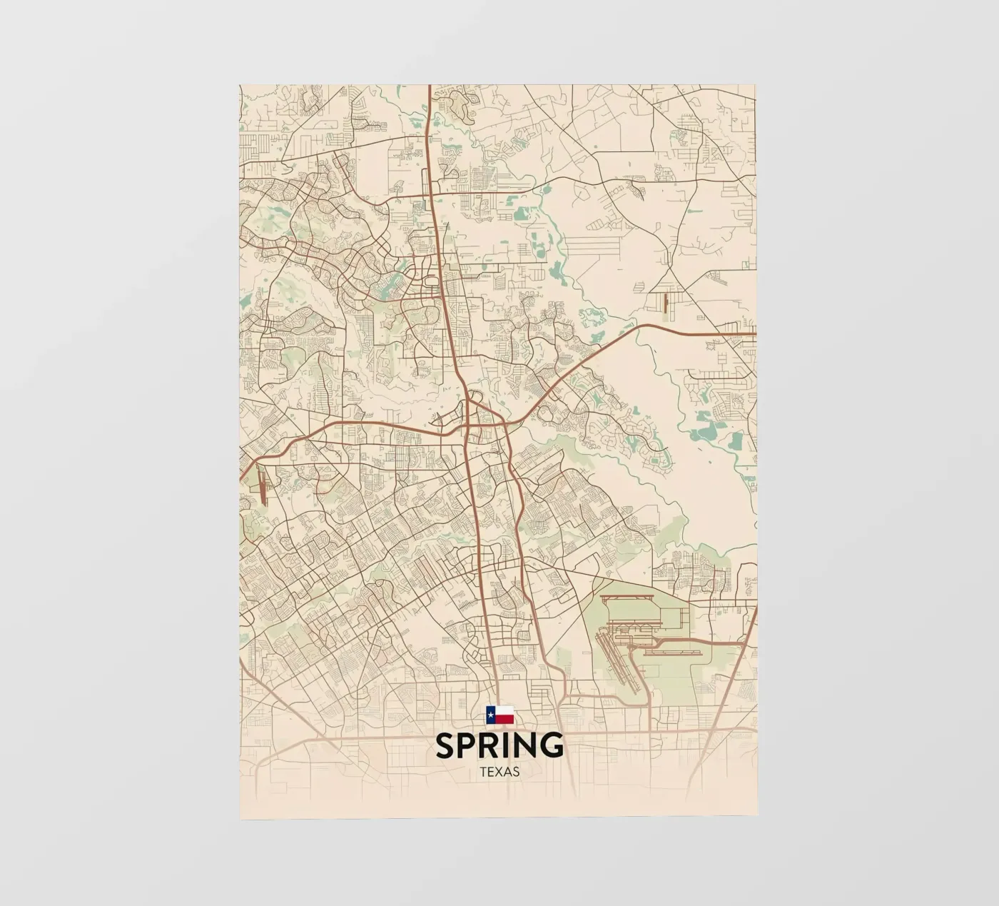 Spring TX Fototapete von Jacob W MICKELSON