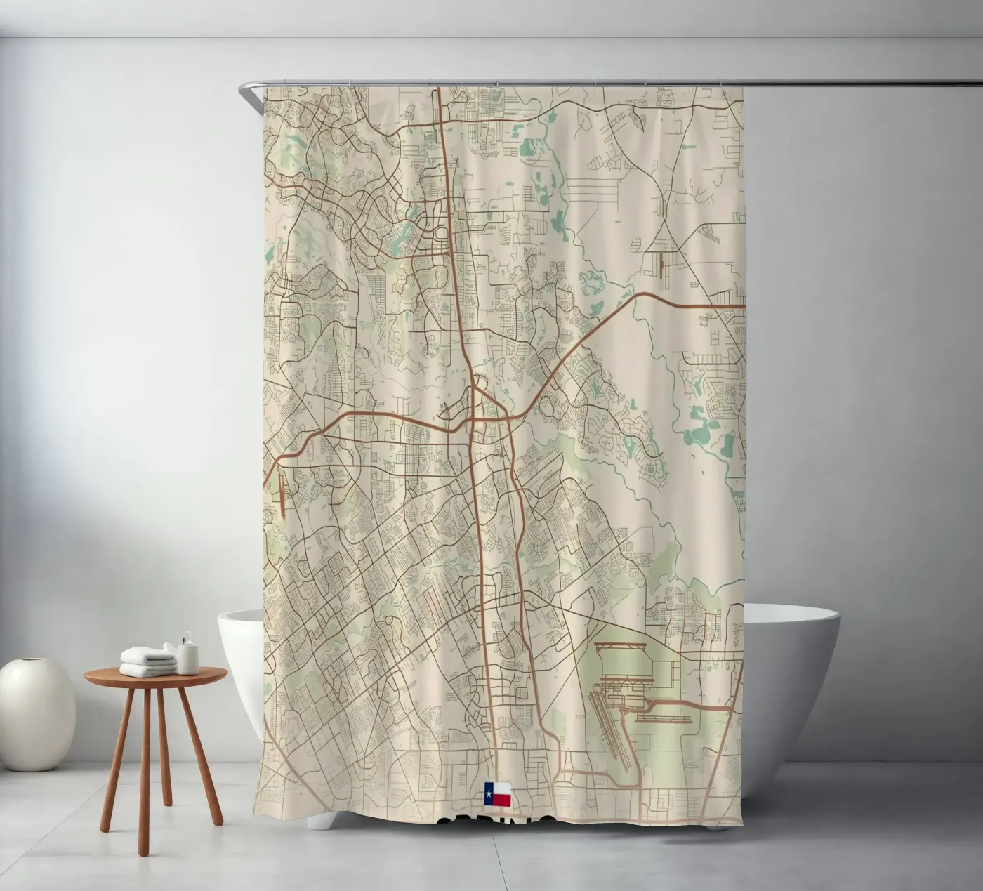 Lente TX douchegordijn van Jacob W MICKELSON