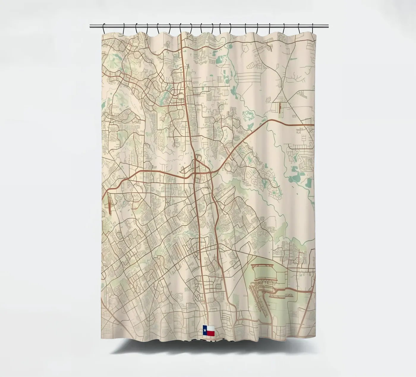 Lente TX douchegordijn van Jacob W MICKELSON