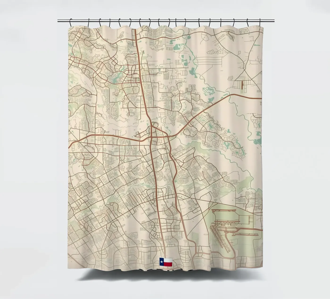 Lente TX douchegordijn van Jacob W MICKELSON