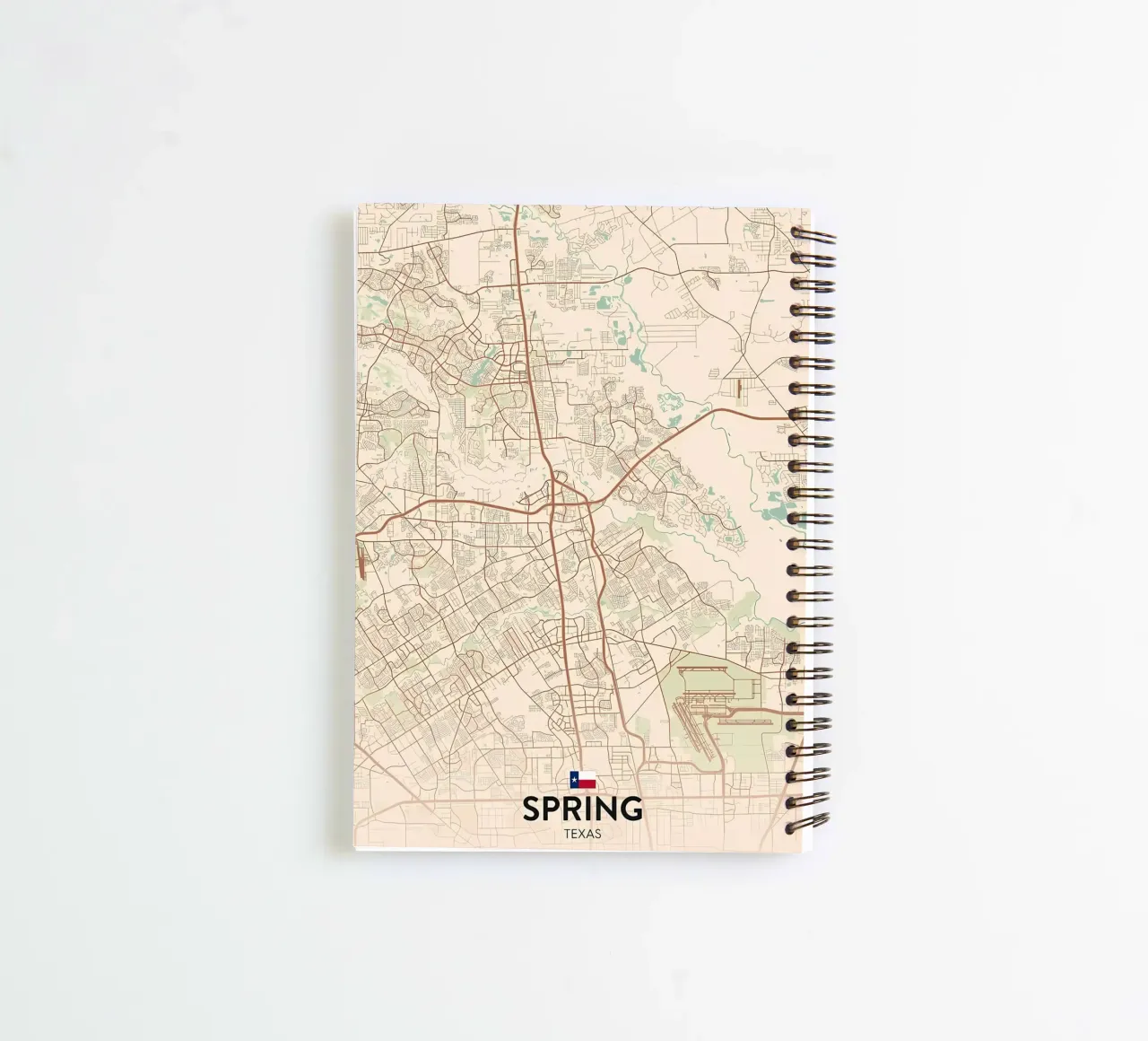 Spring TX spiral notebook by Jacob W MICKELSON