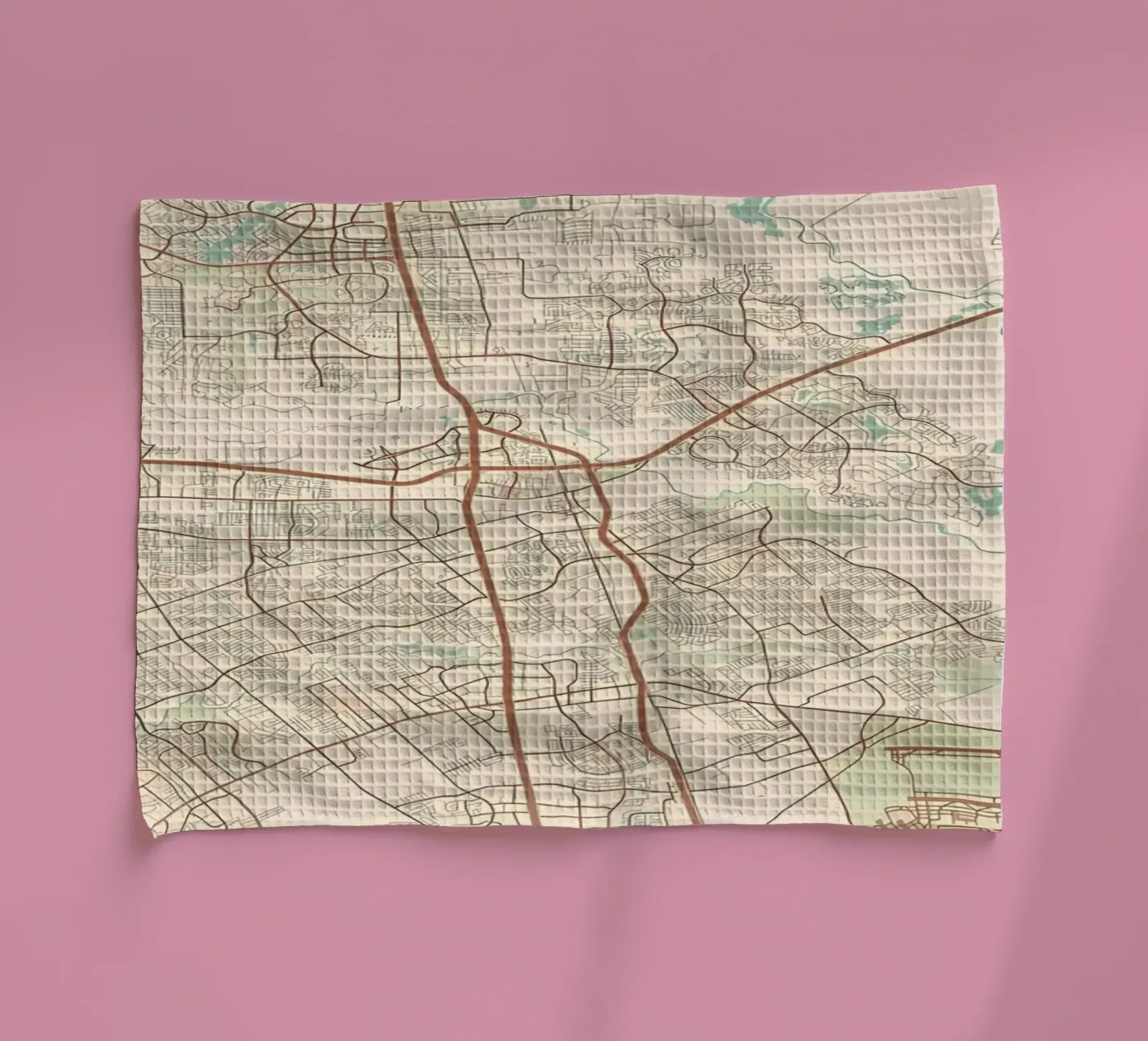 Spring TX tea towel by Jacob W MICKELSON