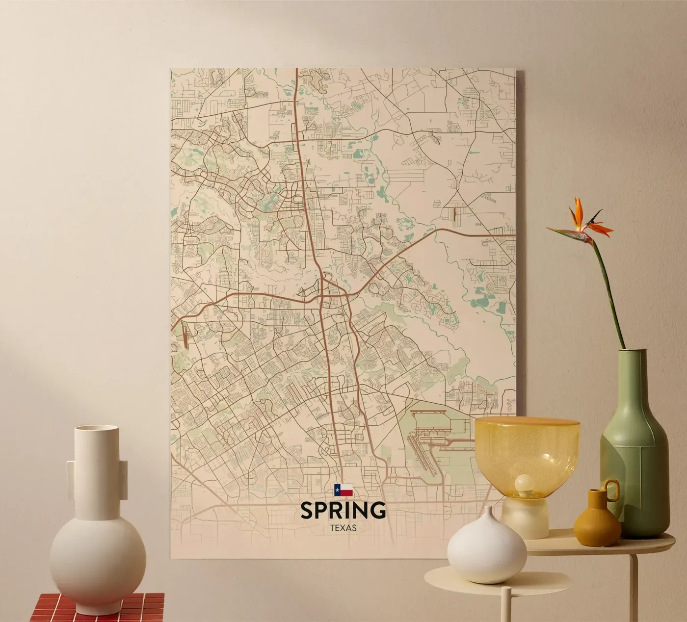 Spring TX acrylic glass by Jacob W MICKELSON