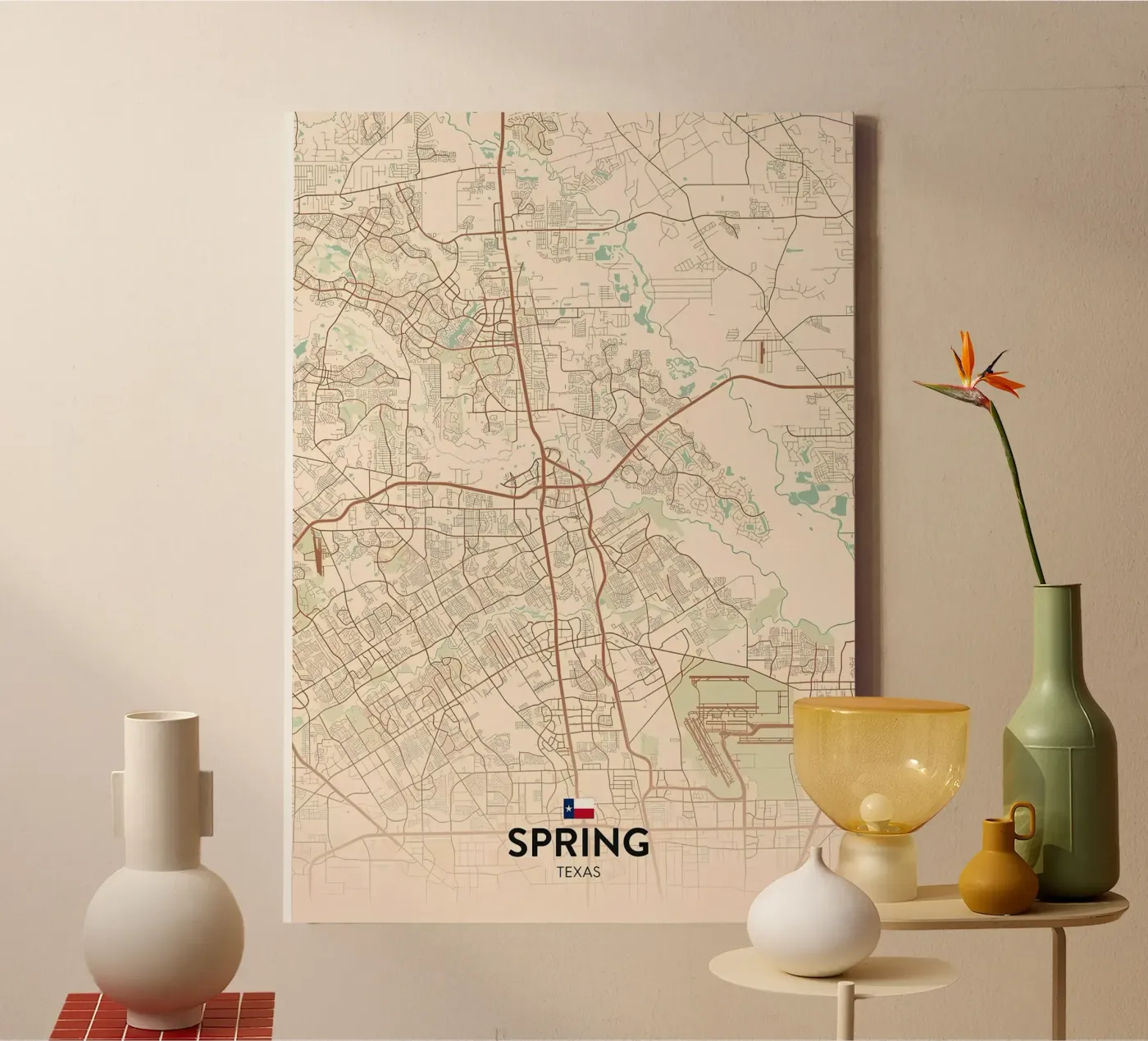 Spring TX canvas van Jacob W MICKELSON