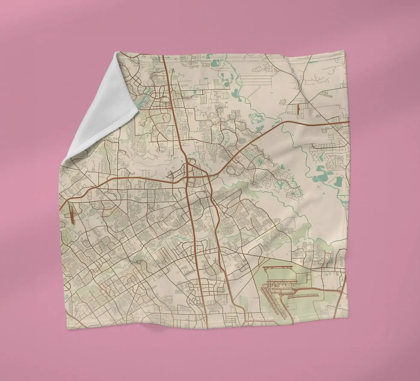 Spring TX fleece blanket by Jacob W MICKELSON