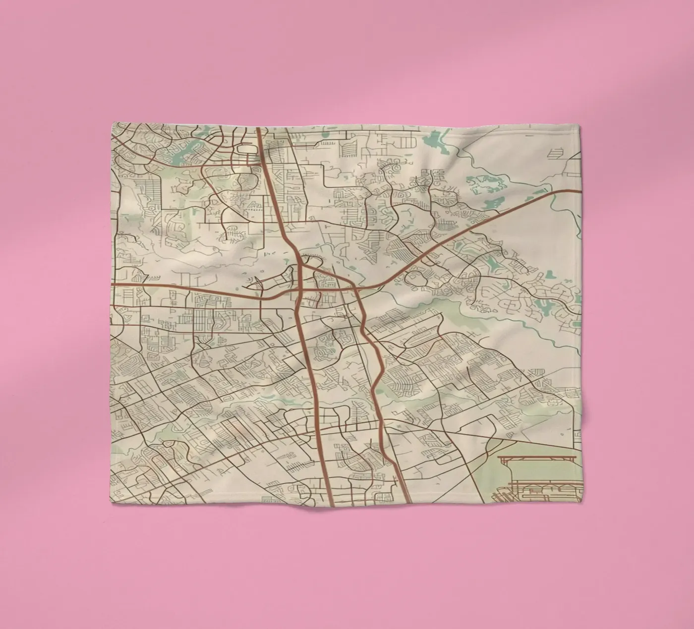 Spring TX fleece blanket by Jacob W MICKELSON