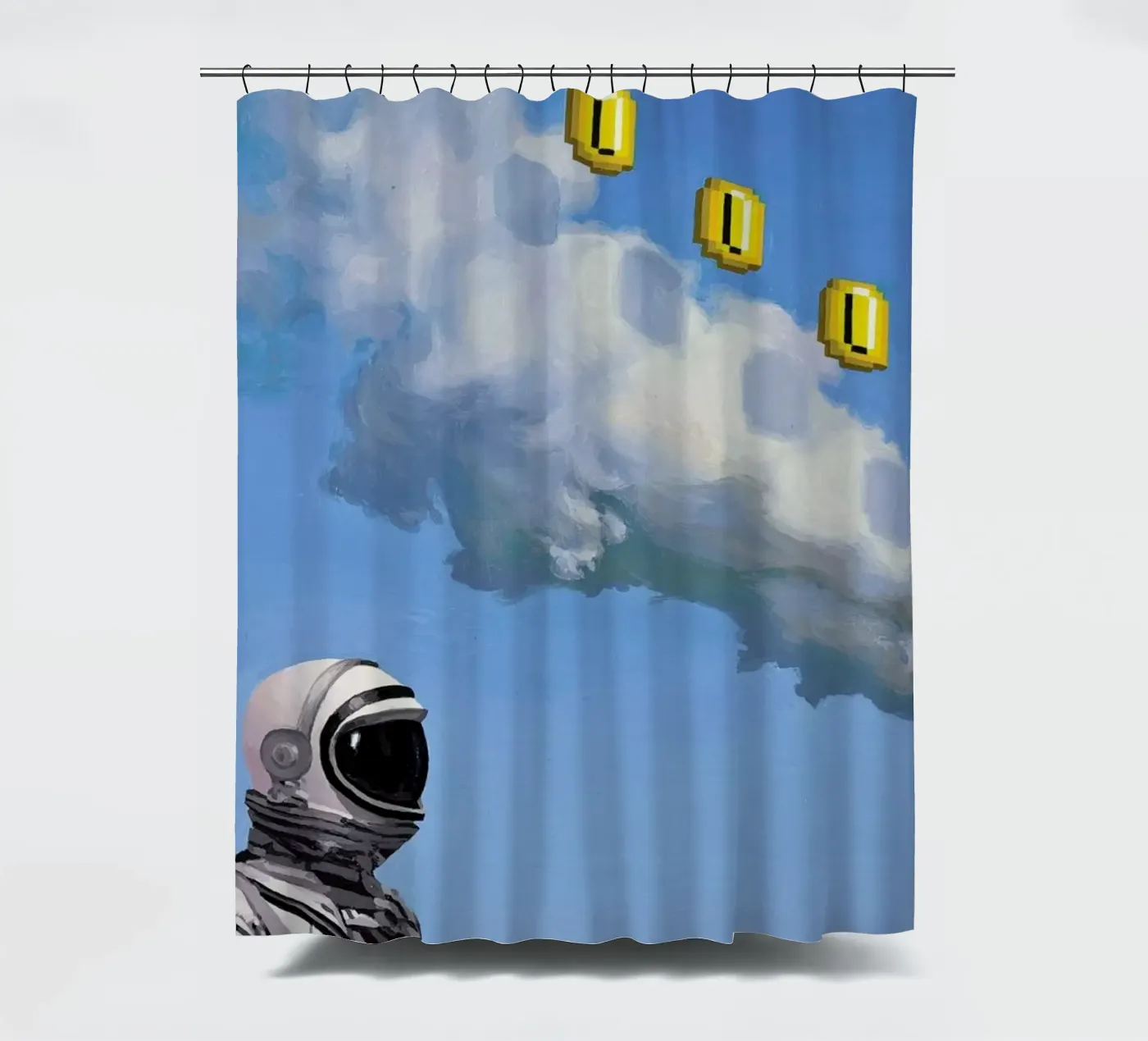 Level Up Duschvorhang von Scott Listfield