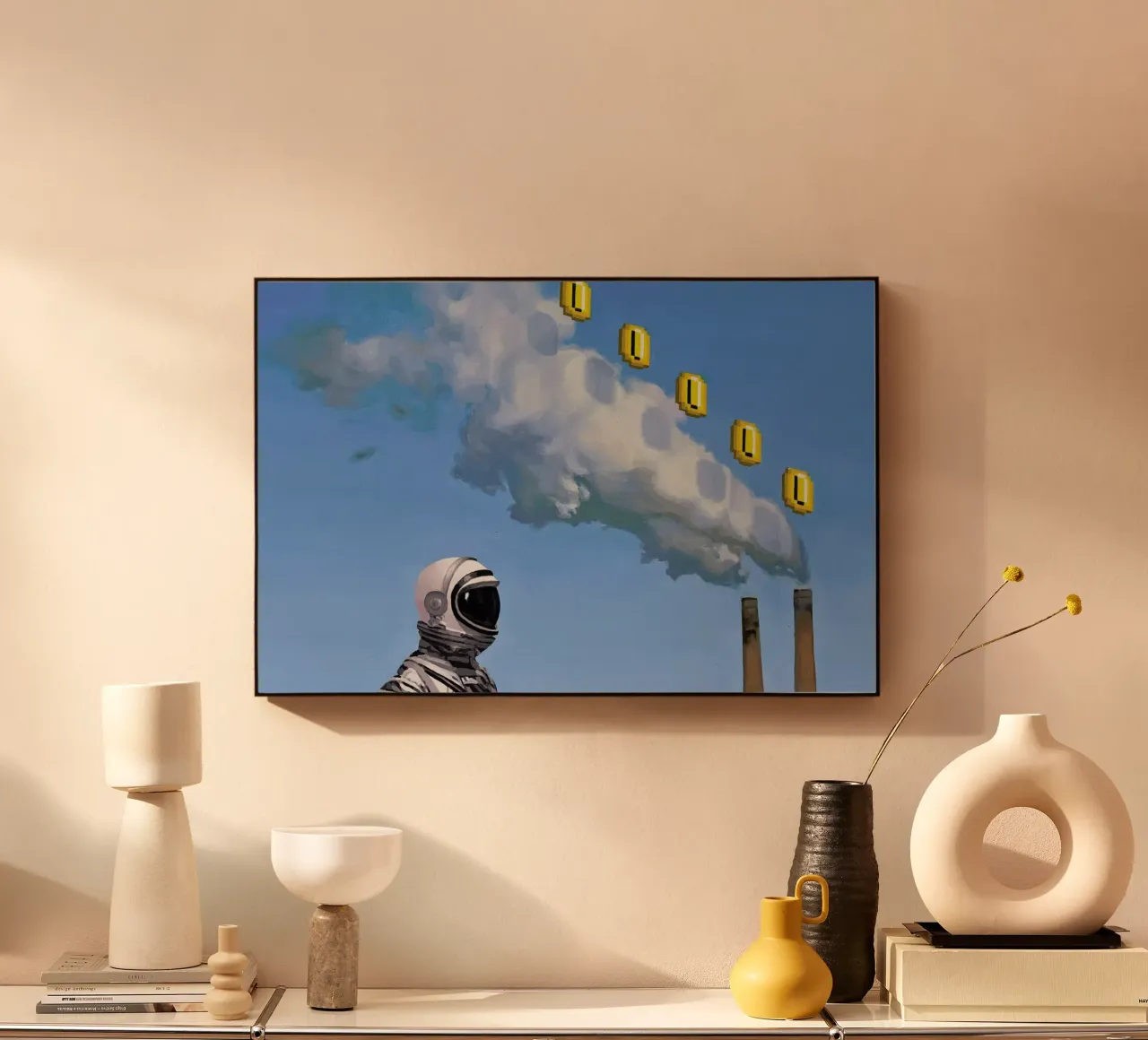 Level Up plexiglass da Scott Listfield