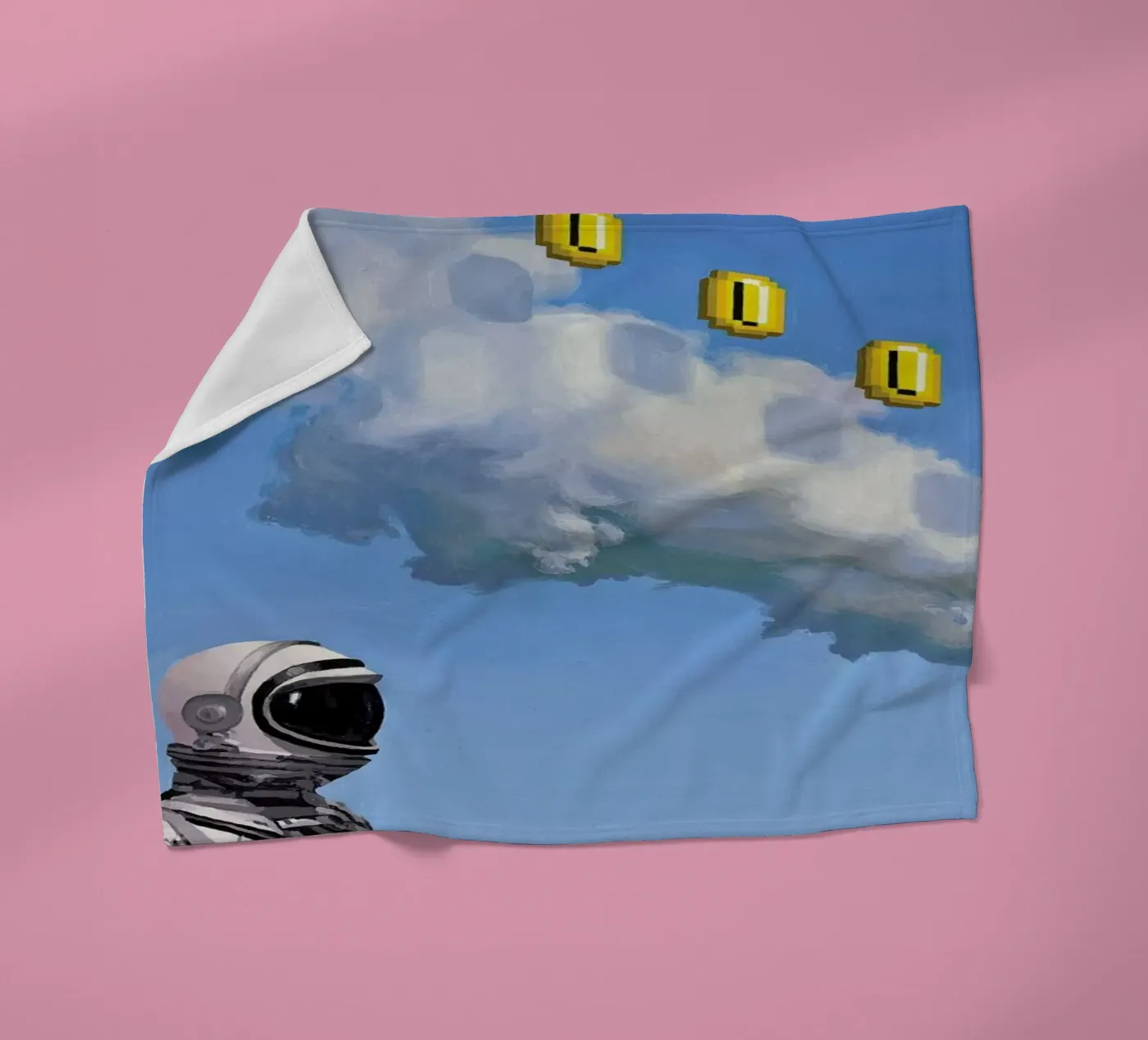 Level Up fleece blanket by Scott Listfield