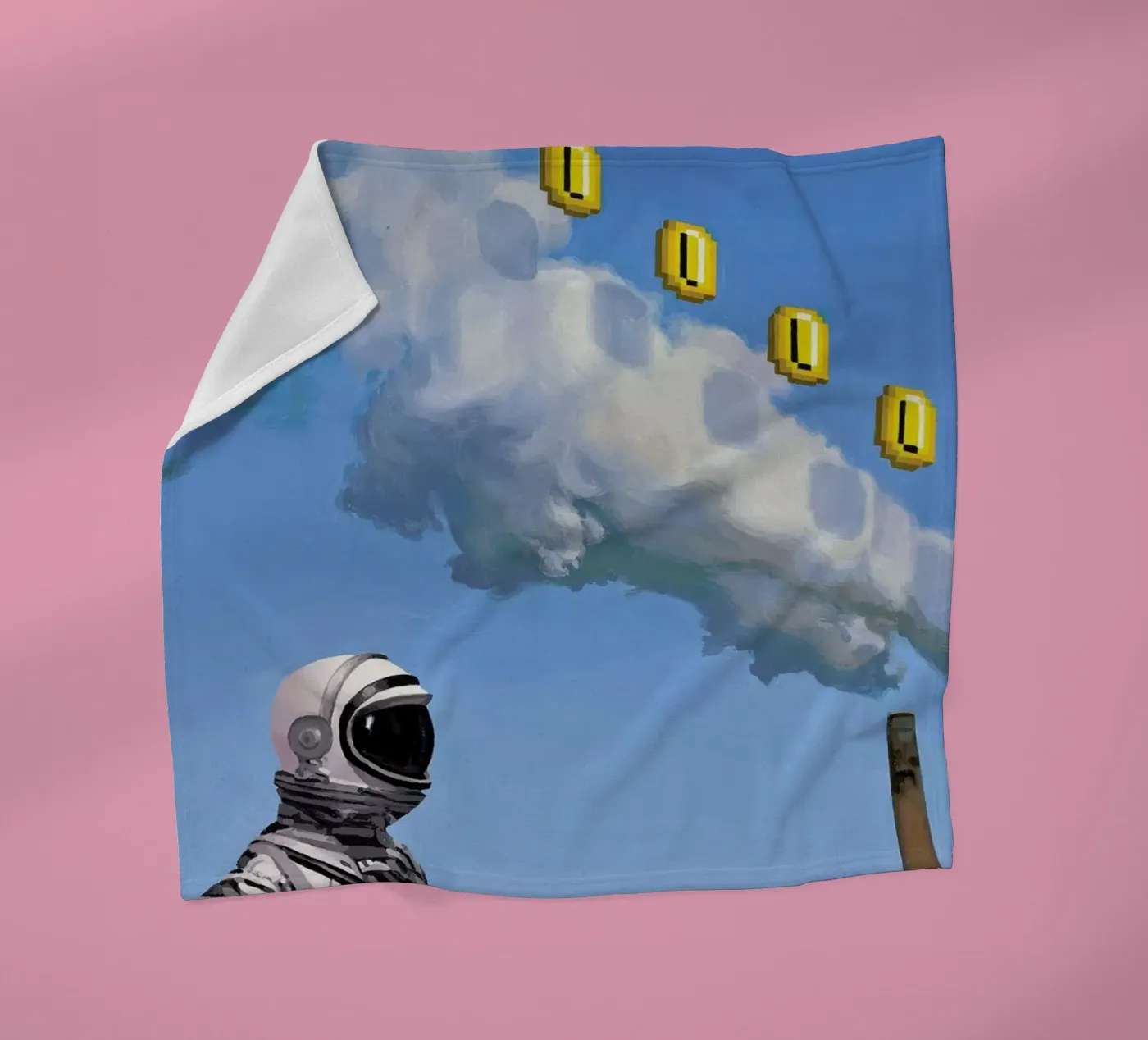 Level Up fleece blanket by Scott Listfield