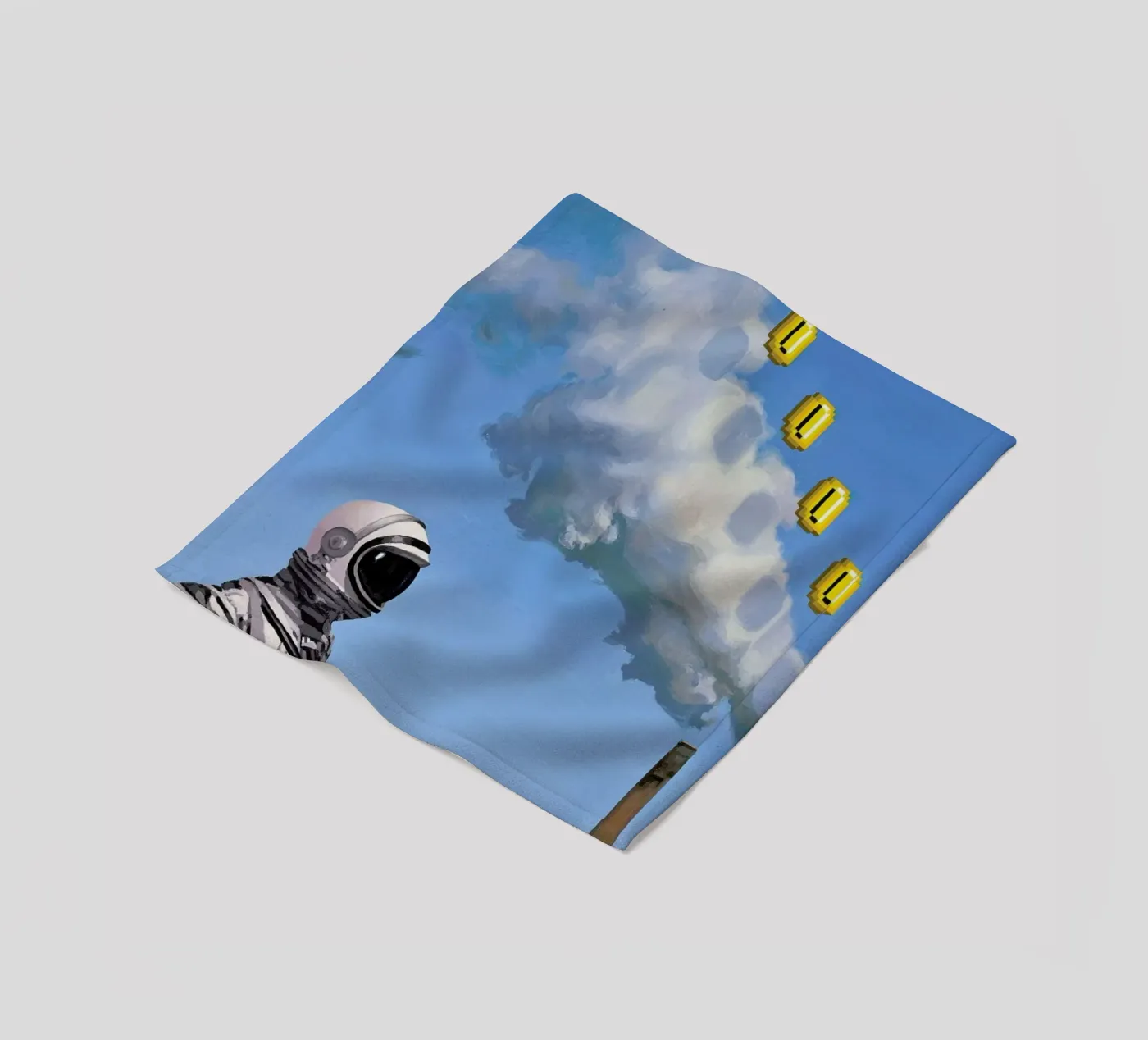 Level Up fleece blanket by Scott Listfield