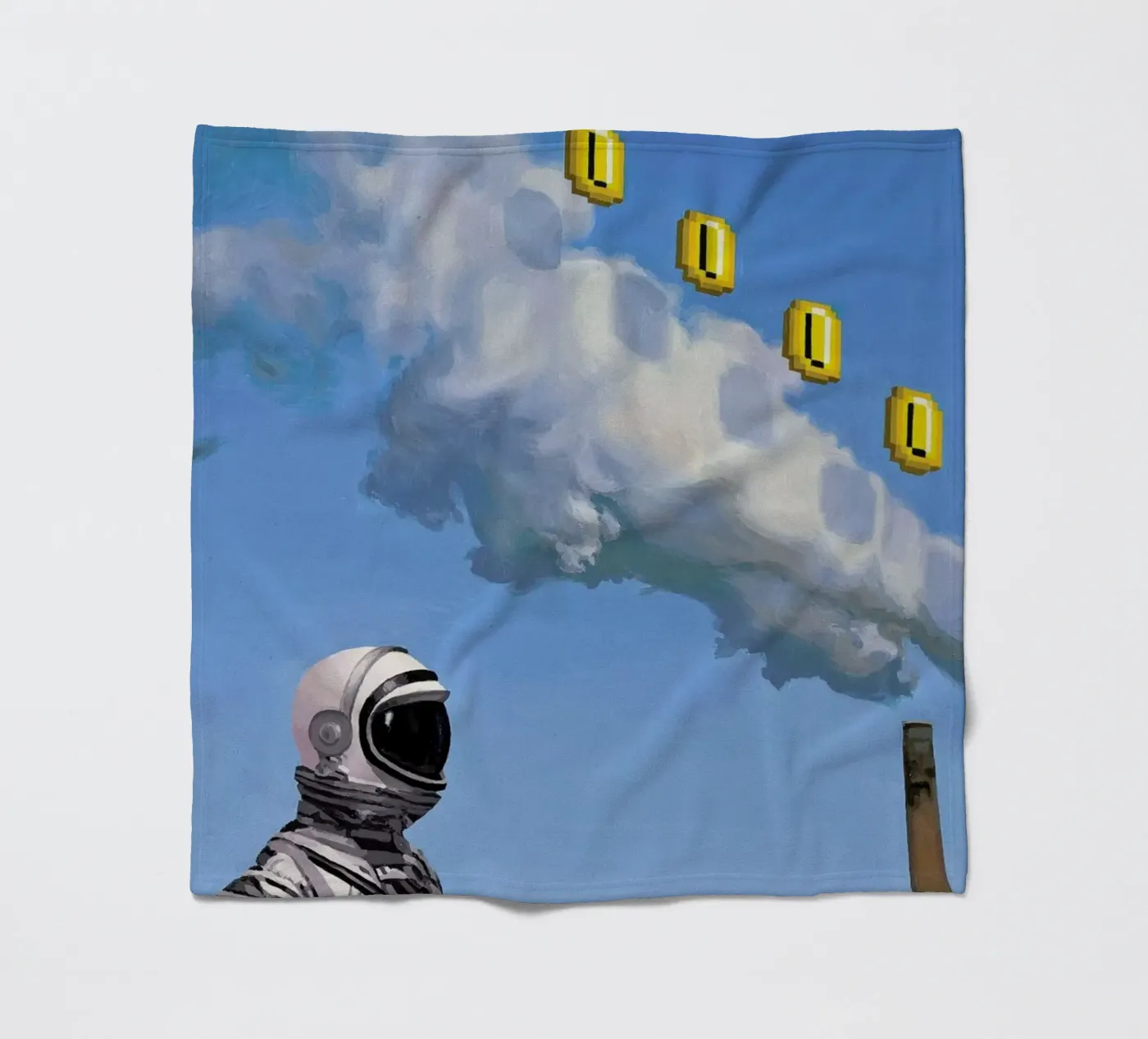 Level Up fleece blanket by Scott Listfield