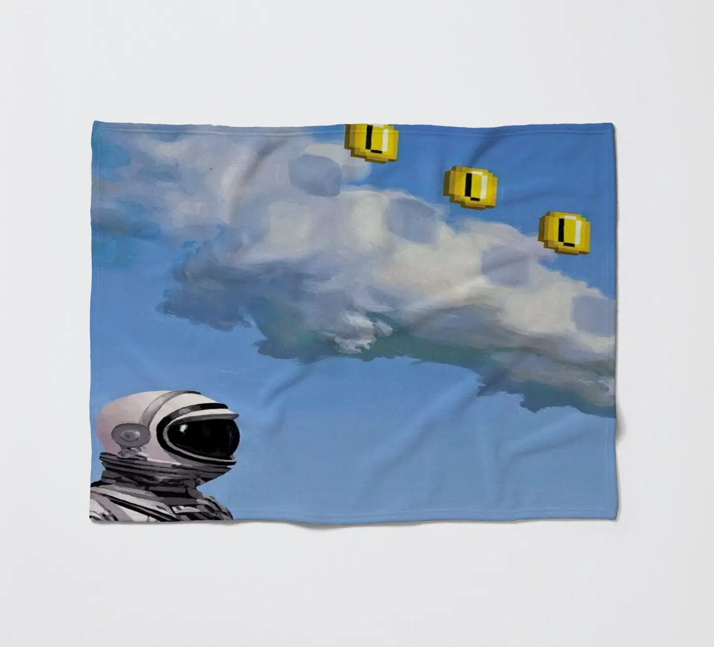 Level Up fleece blanket by Scott Listfield