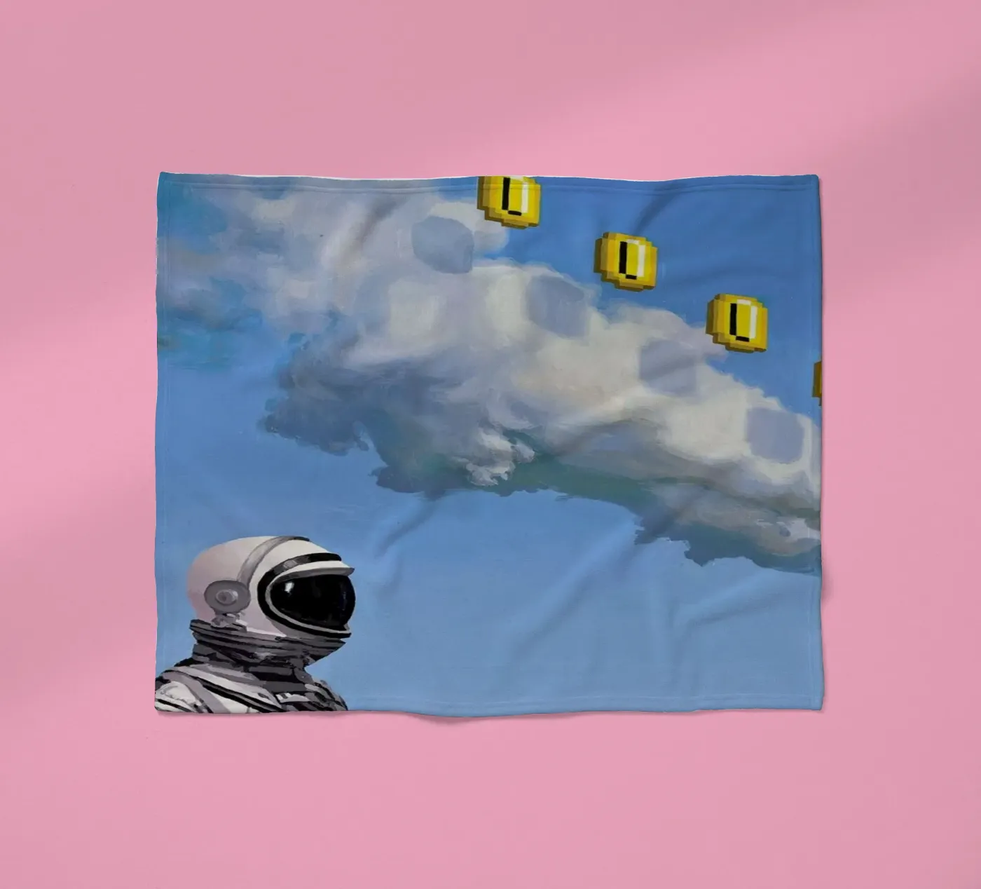 Level Up fleece blanket by Scott Listfield