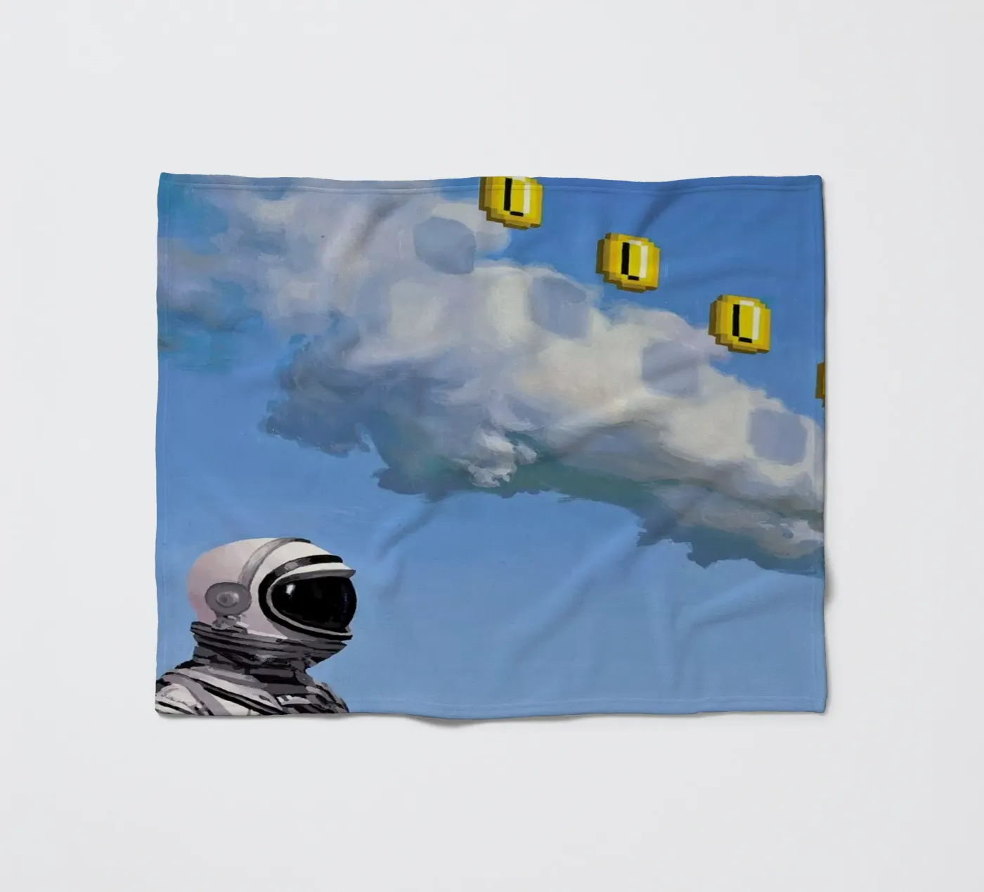 Level Up fleece blanket by Scott Listfield
