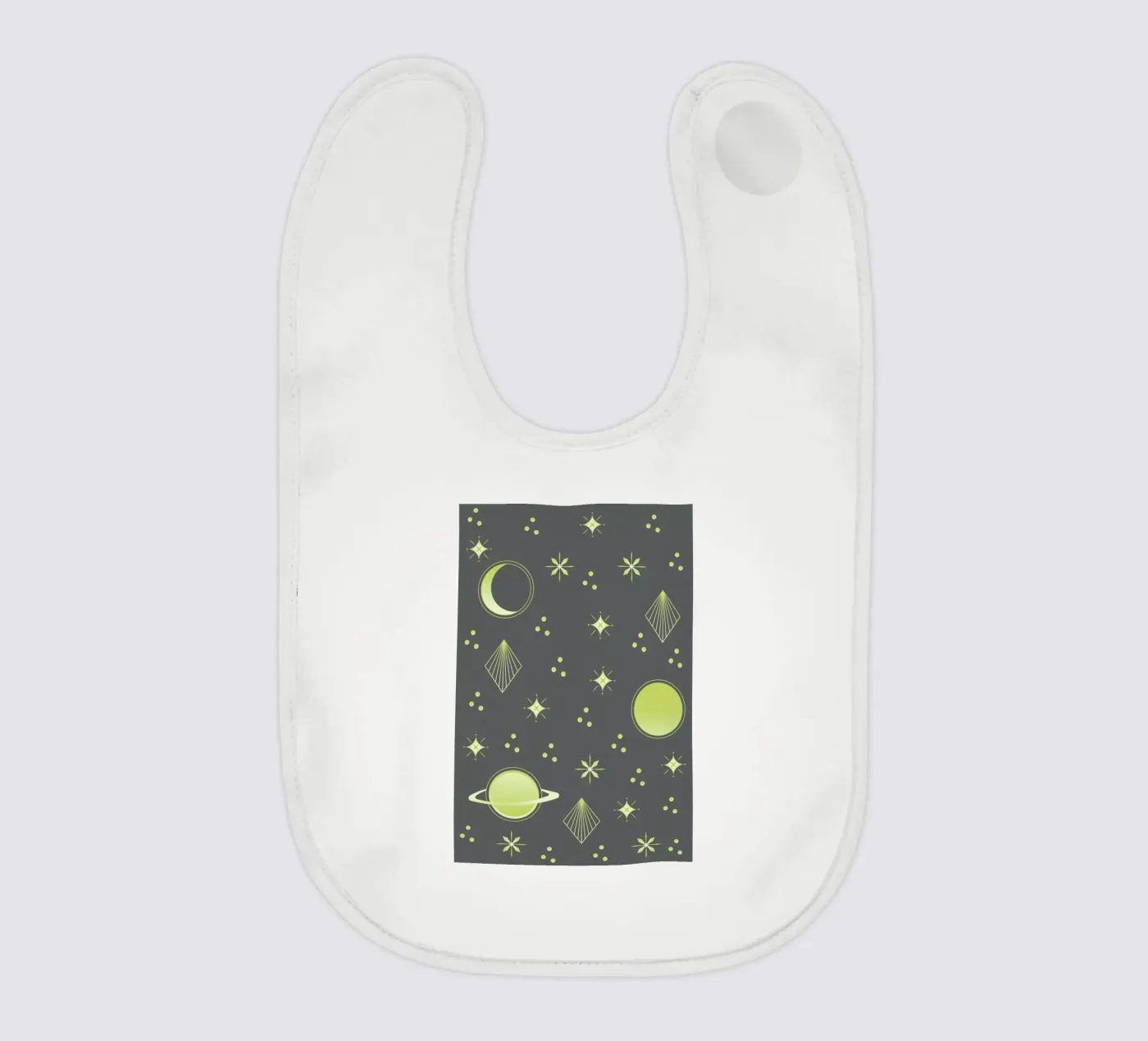 Night Sky baby bib by Sabrina Ziegenhorn