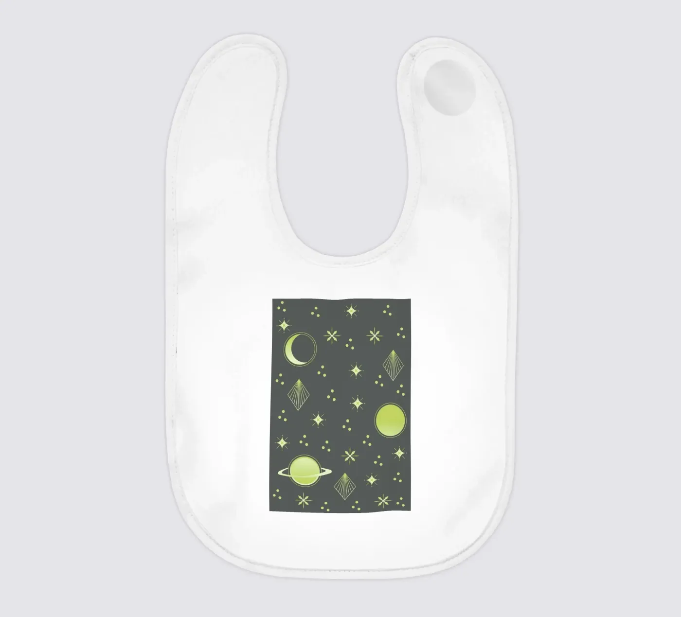 Night Sky baby bib by Sabrina Ziegenhorn
