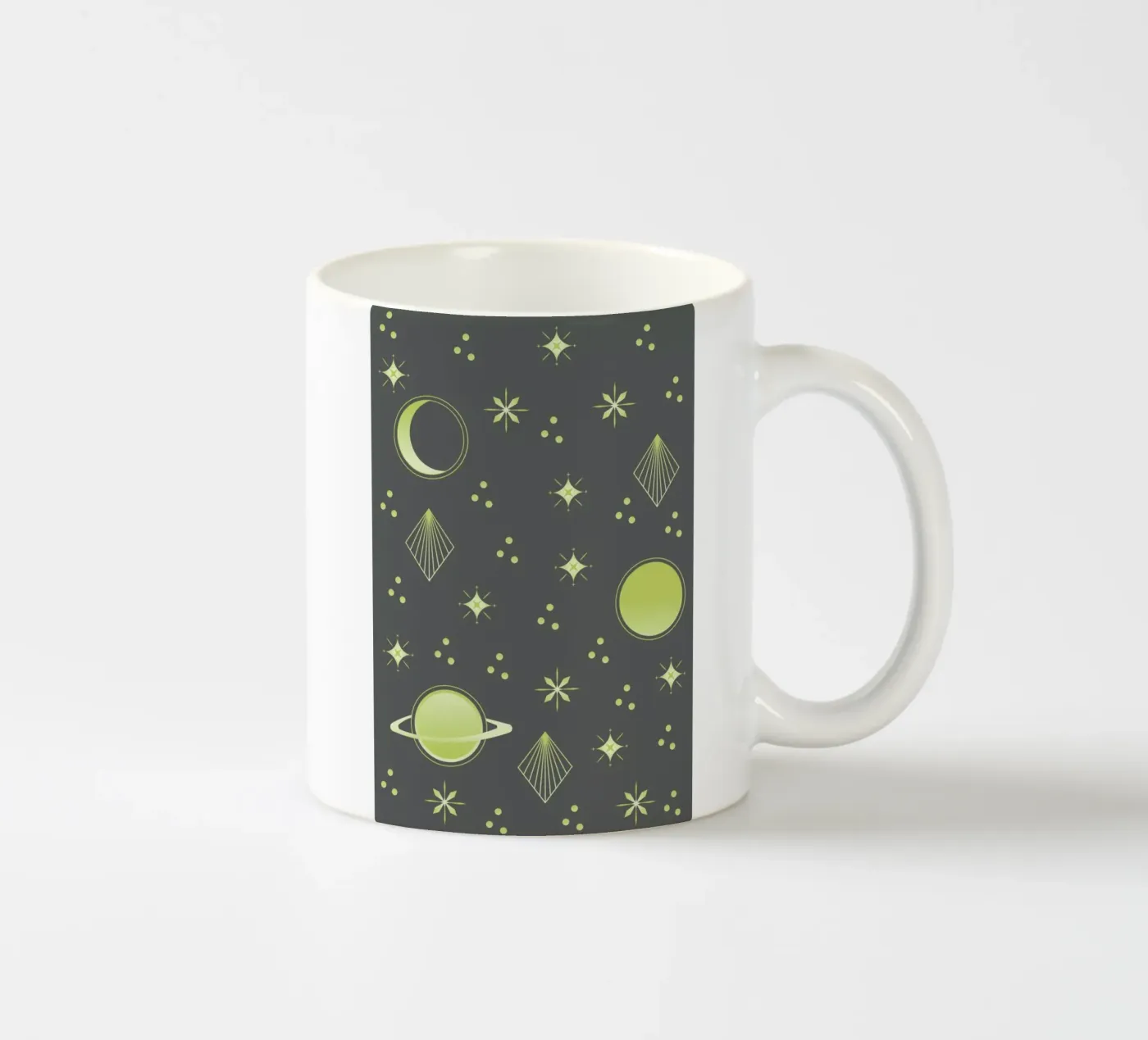 Night Sky ceramic mug by Sabrina Ziegenhorn