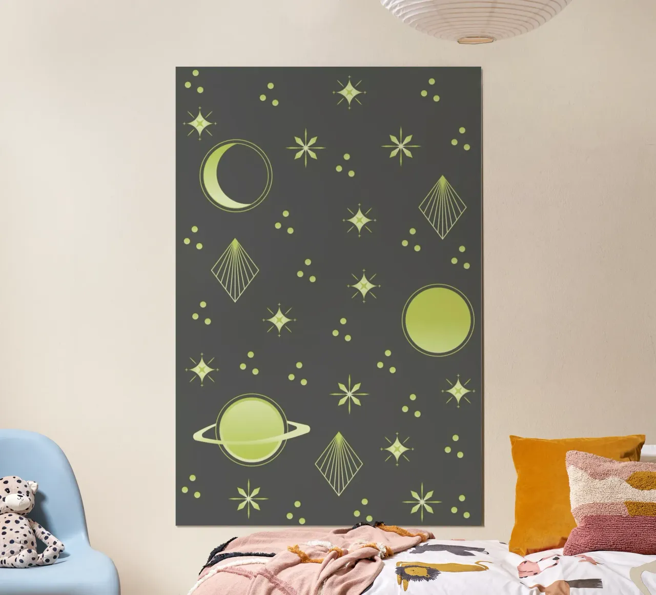 Night Sky poster con telaio in plastica da Sabrina Ziegenhorn