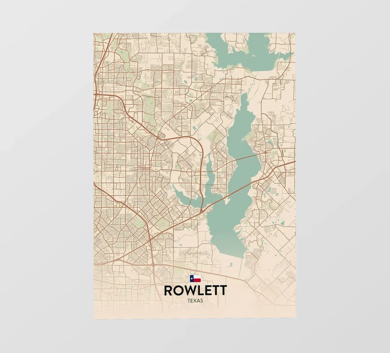 Rowlett TX fotobehang van Jacob W MICKELSON