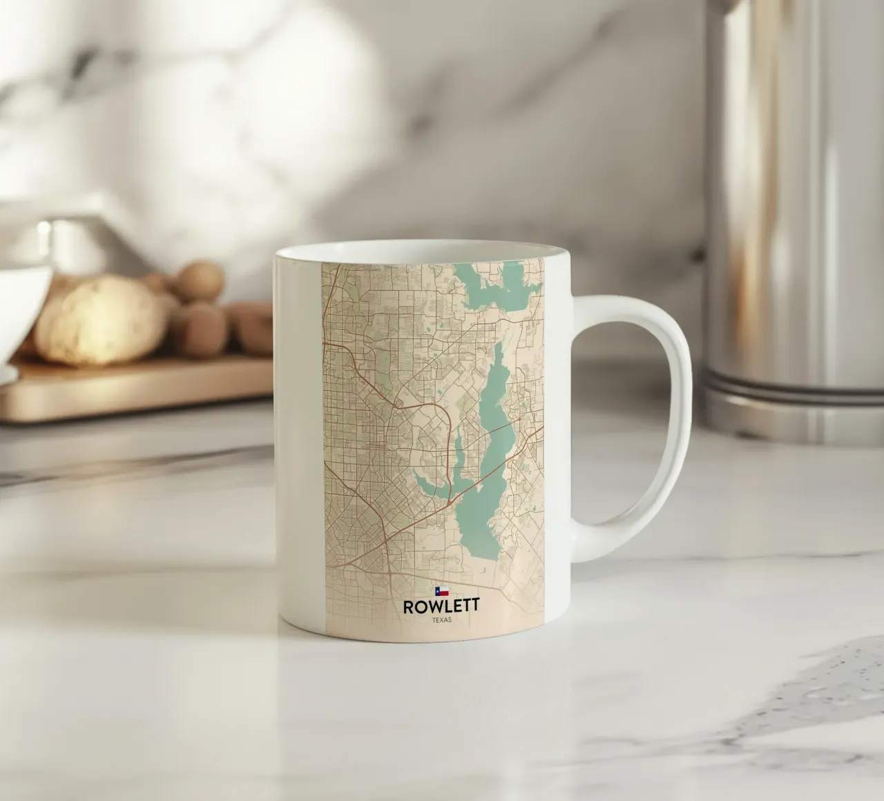 Rowlett TX tazza in ceramica da Jacob W MICKELSON