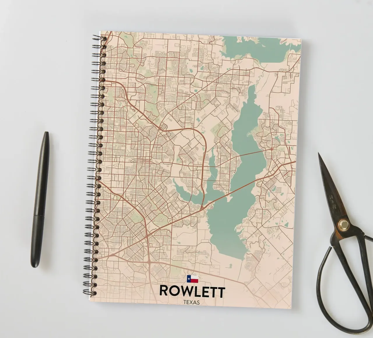 Rowlett TX spiral notebook by Jacob W MICKELSON