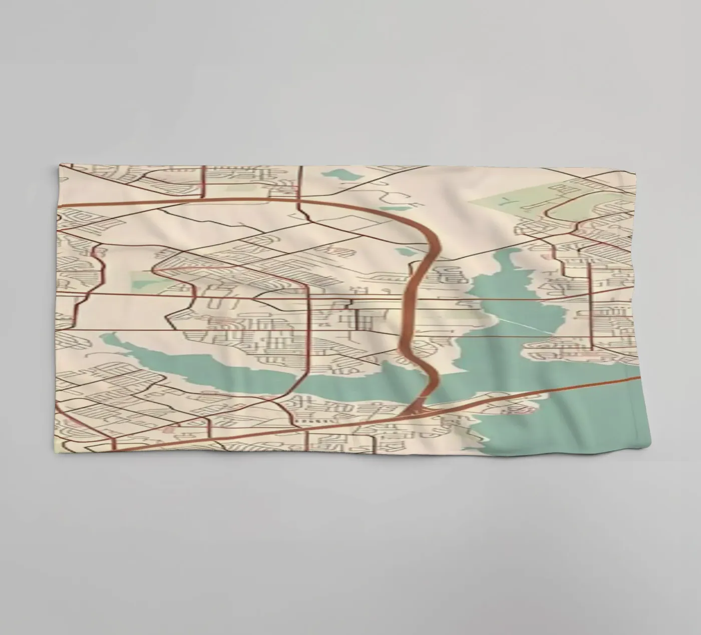 Rowlett TX badhanddoek van Jacob W MICKELSON