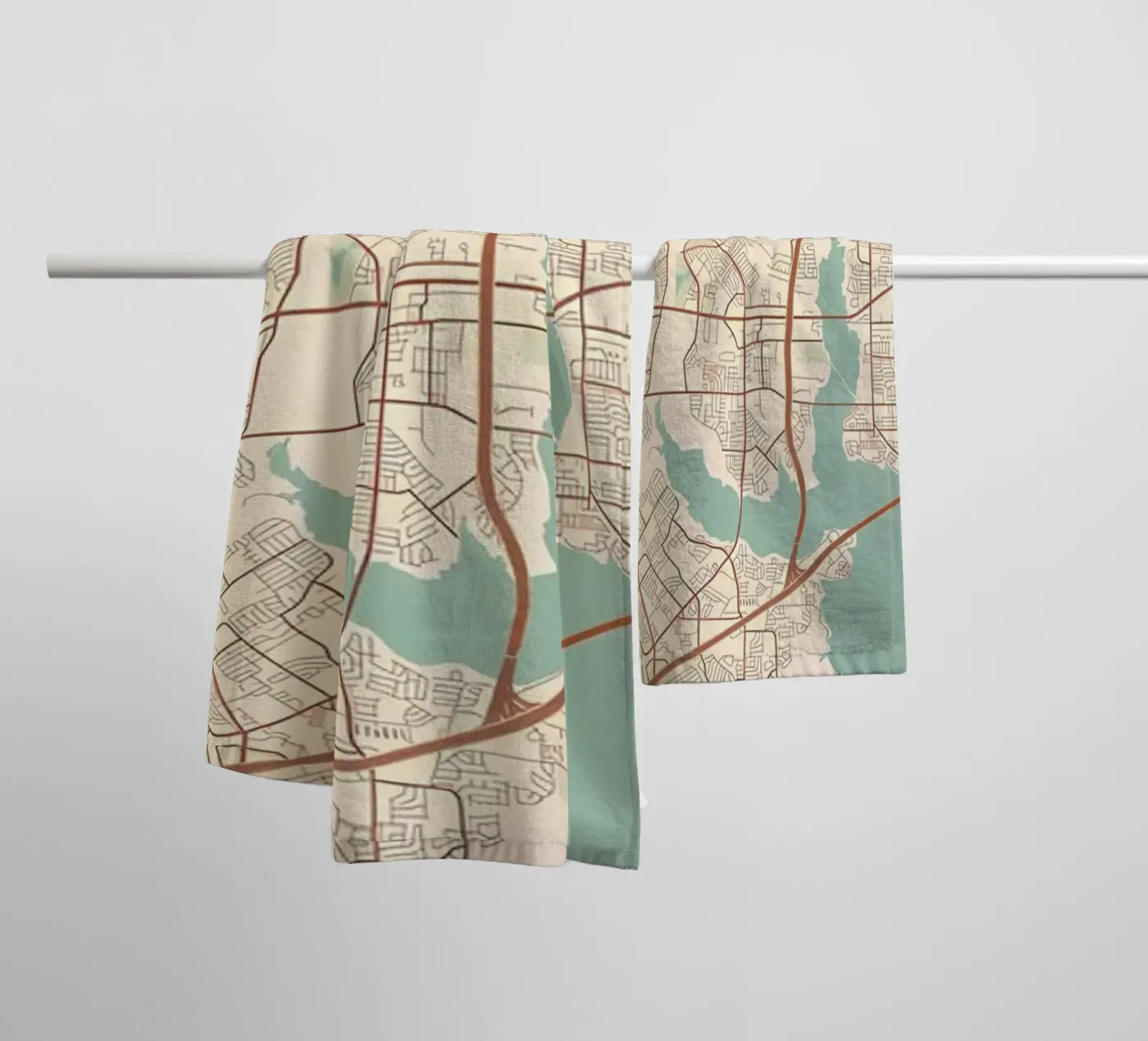 Rowlett TX badhanddoek van Jacob W MICKELSON