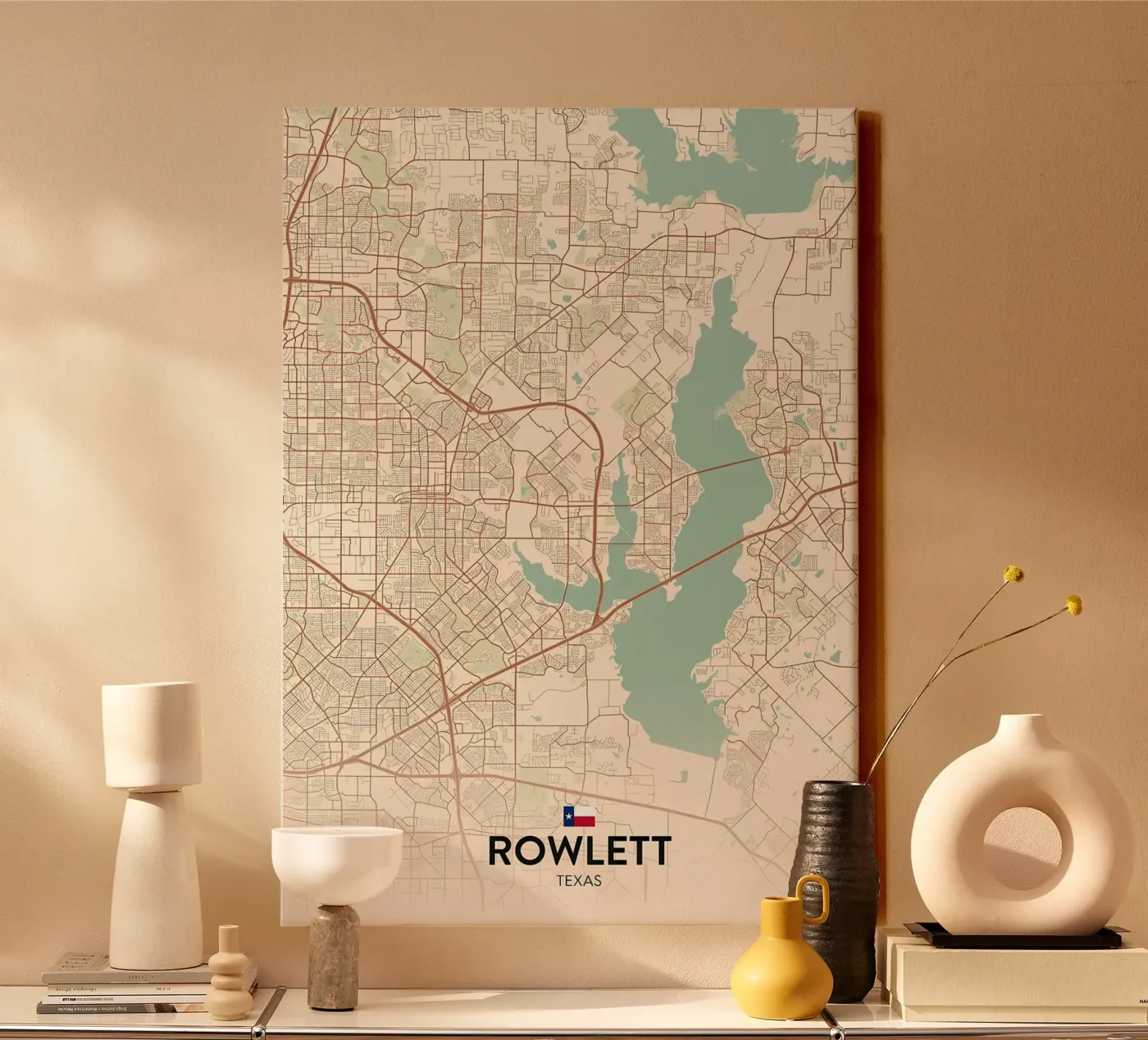 Rowlett TX canvas by Jacob W MICKELSON