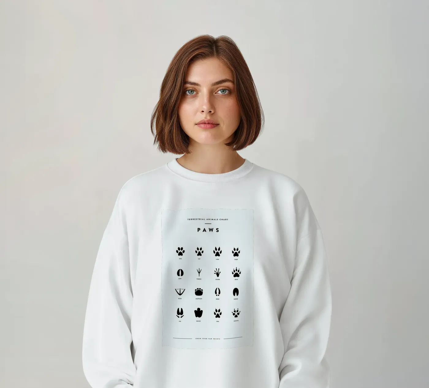 Paws chart felpa da daylight design studio