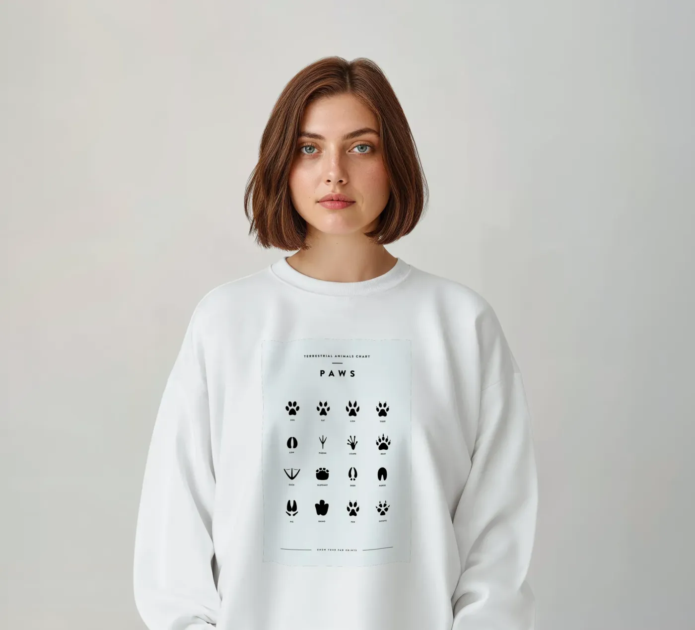 Paws chart felpa da daylight design studio