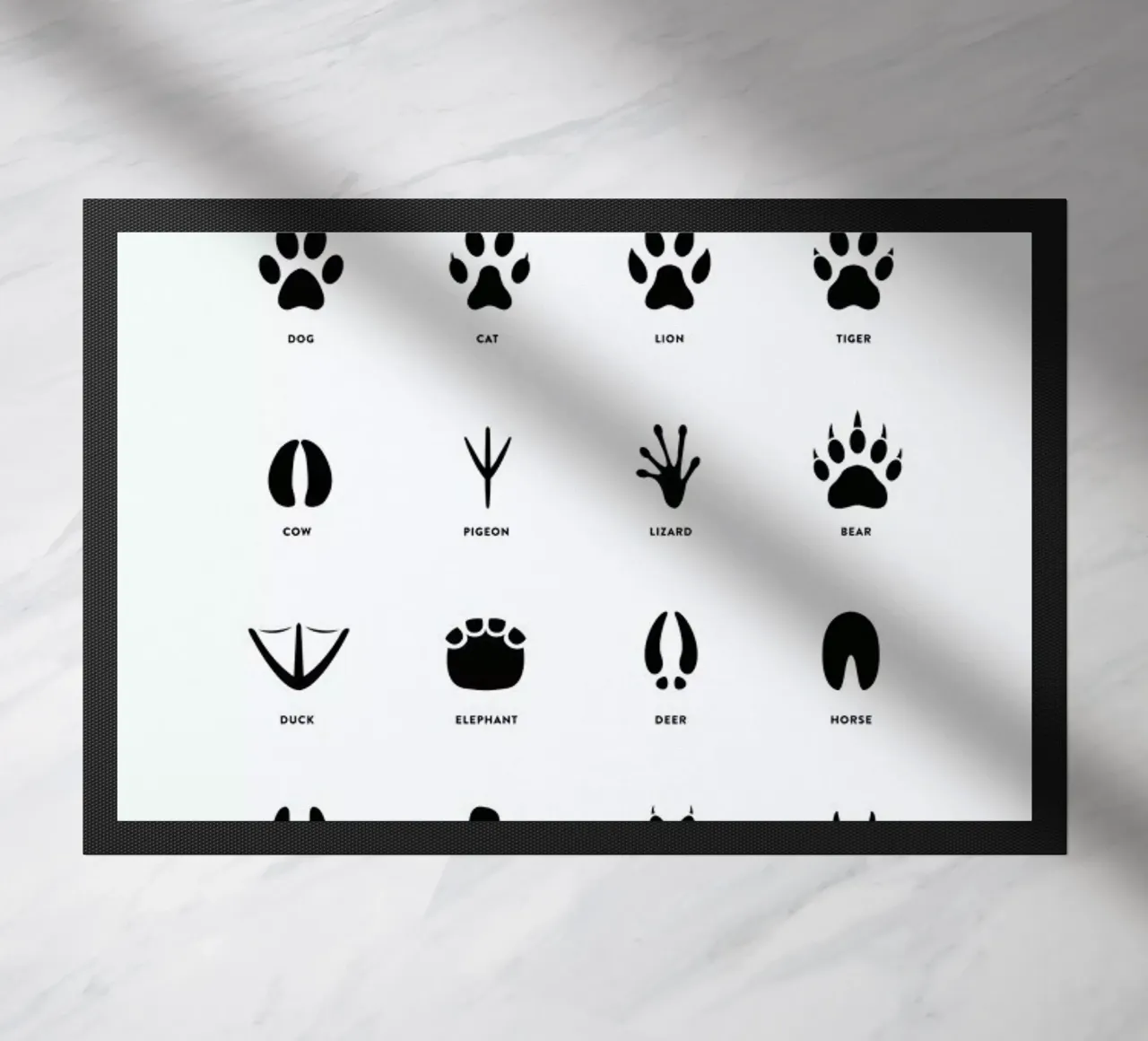 Paws chart zerbino da daylight design studio