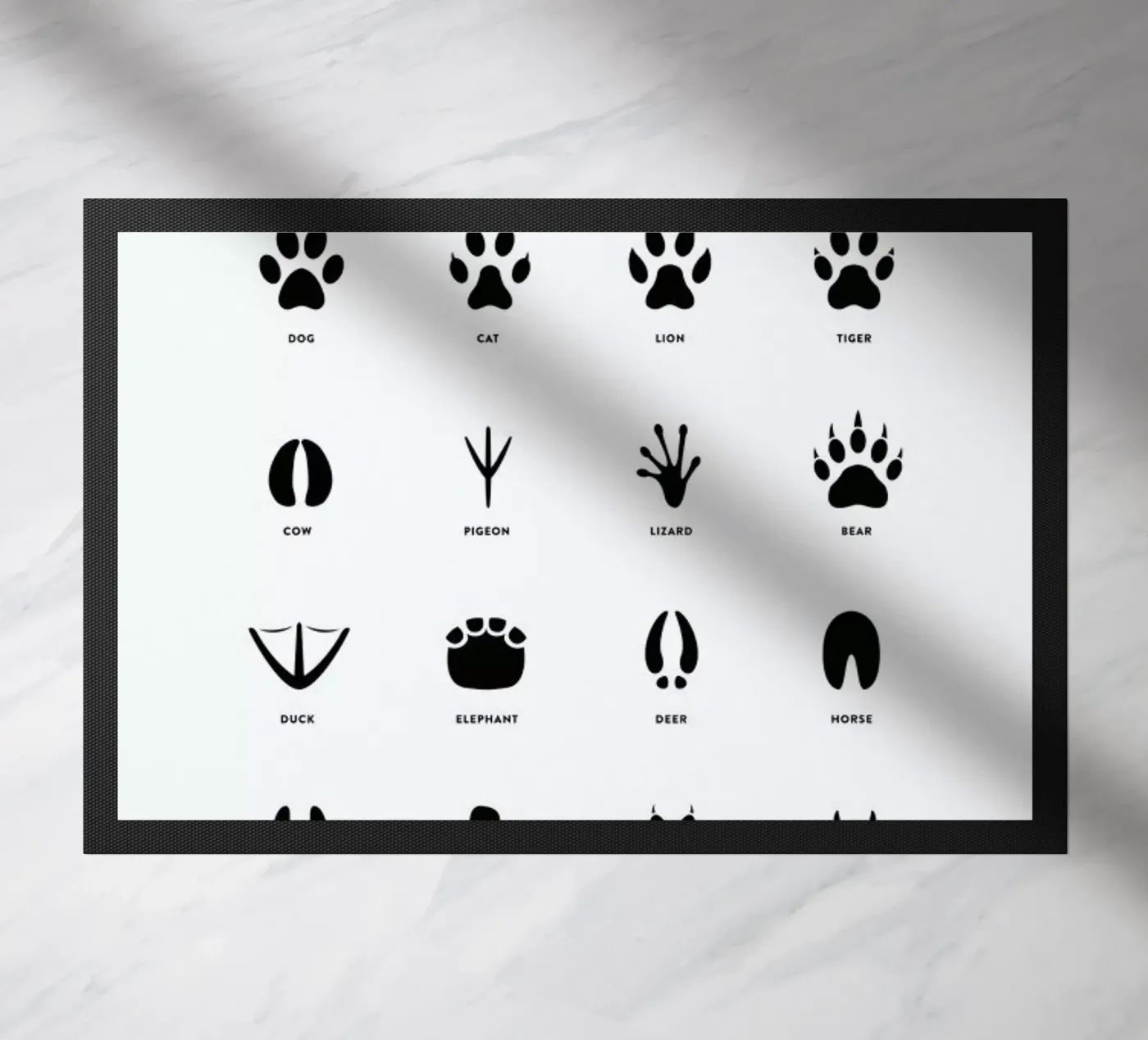 Paws chart zerbino da daylight design studio