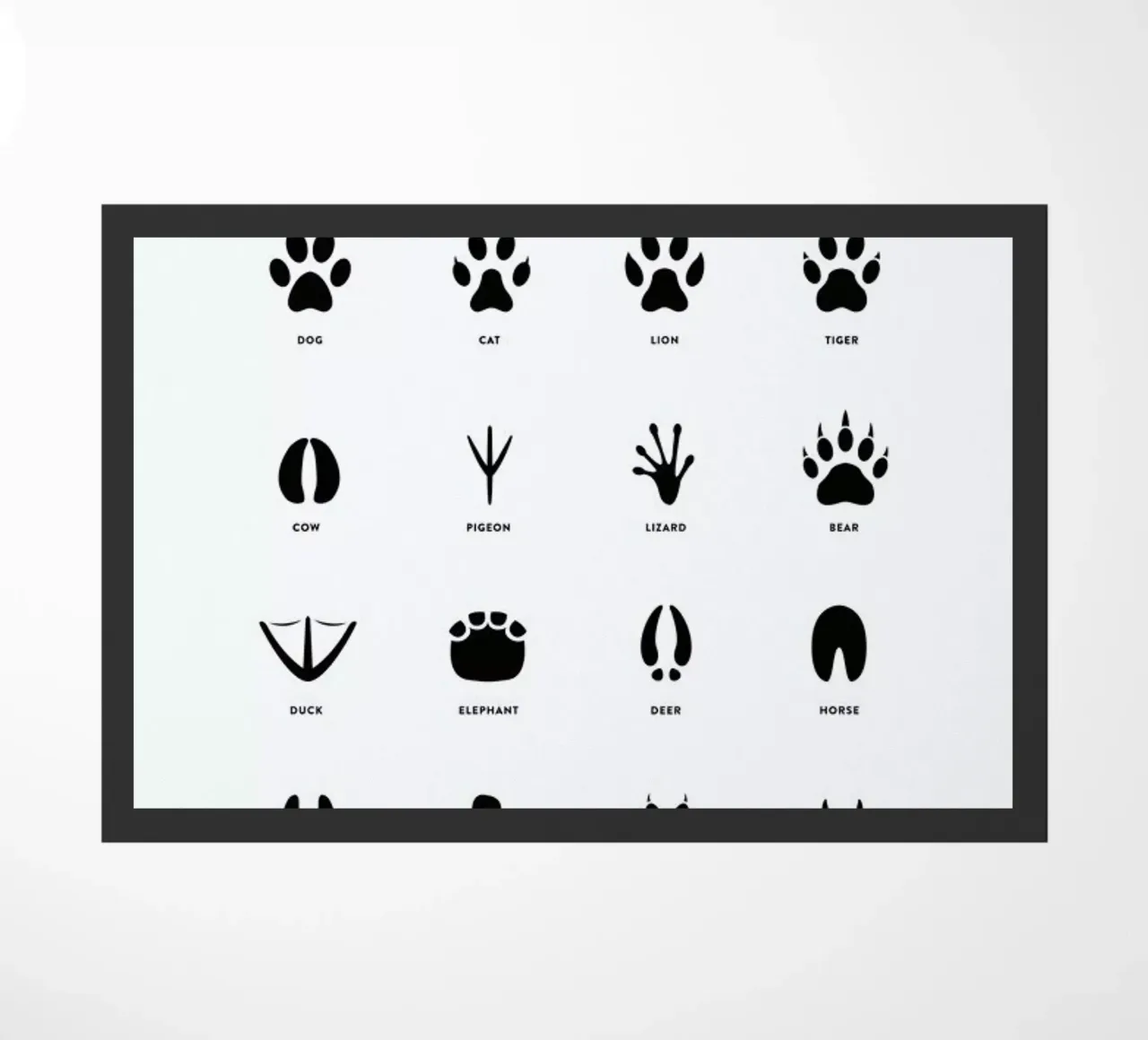 Paws chart zerbino da daylight design studio