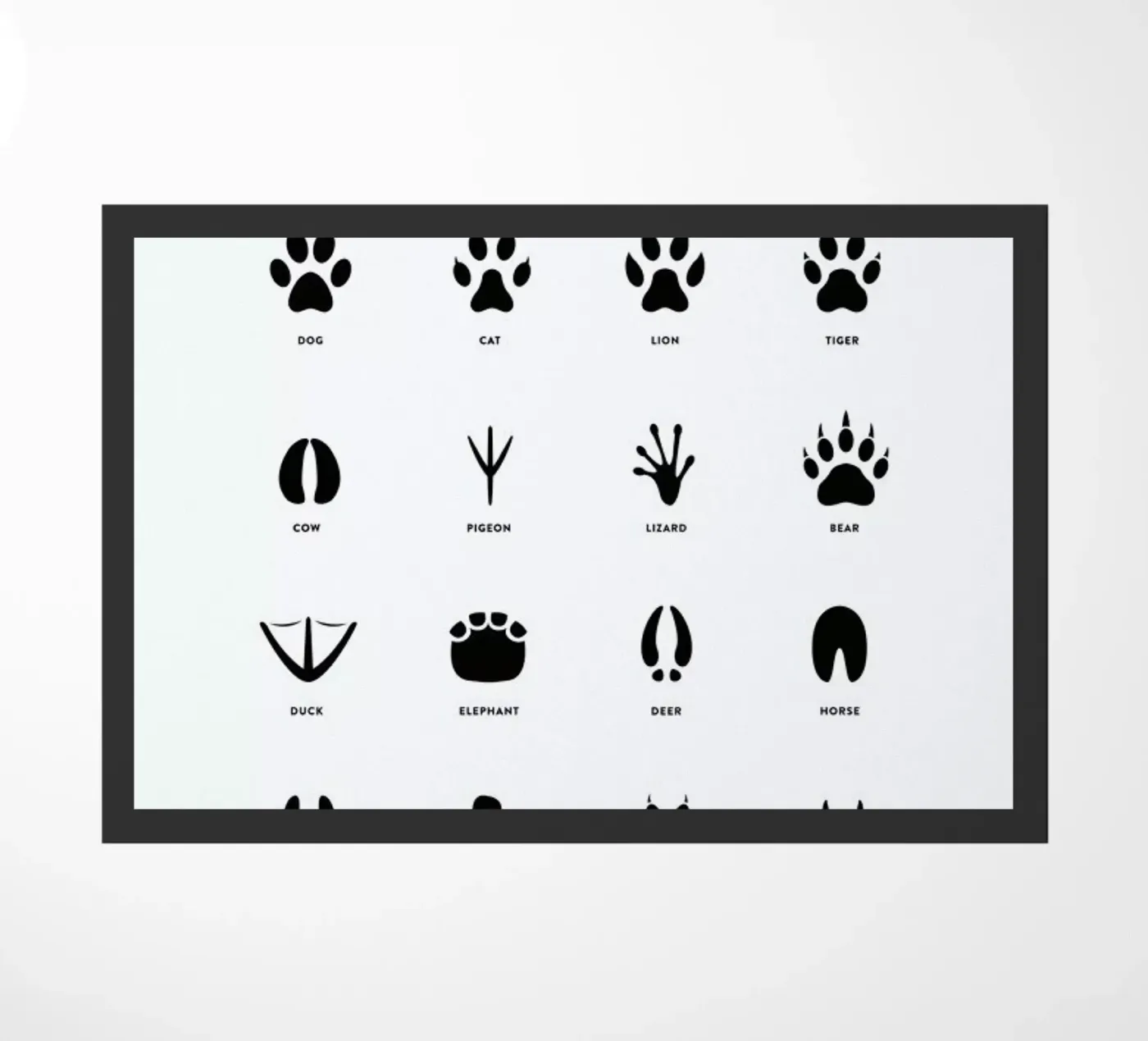 Paws chart zerbino da daylight design studio