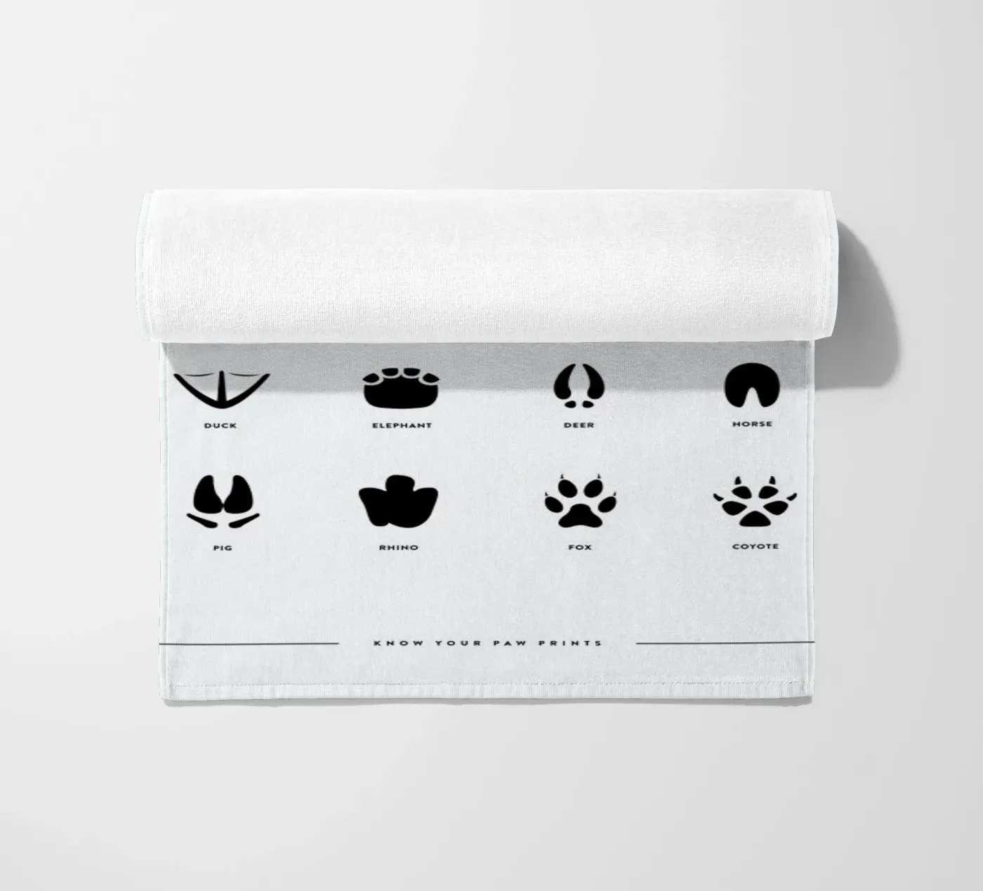 Paws chart strandhanddoek van daylight design studio