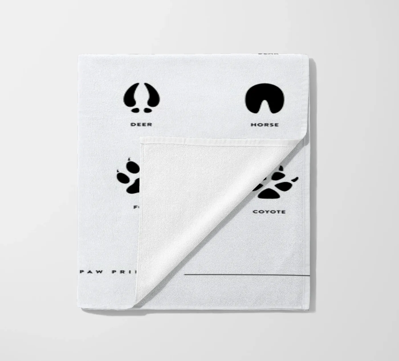 Paws chart strandhanddoek van daylight design studio