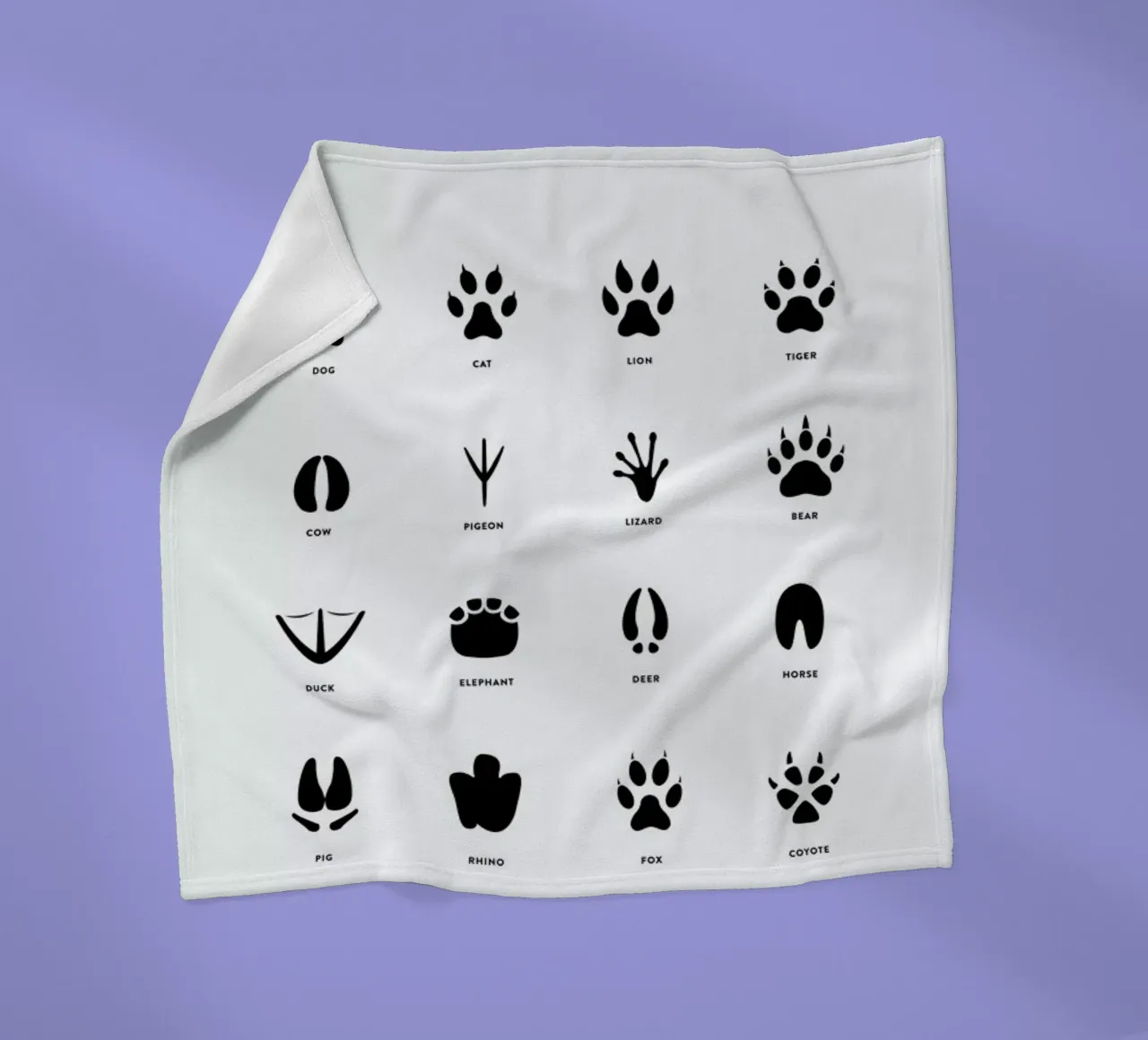 Paws chart fleecedeken van daylight design studio