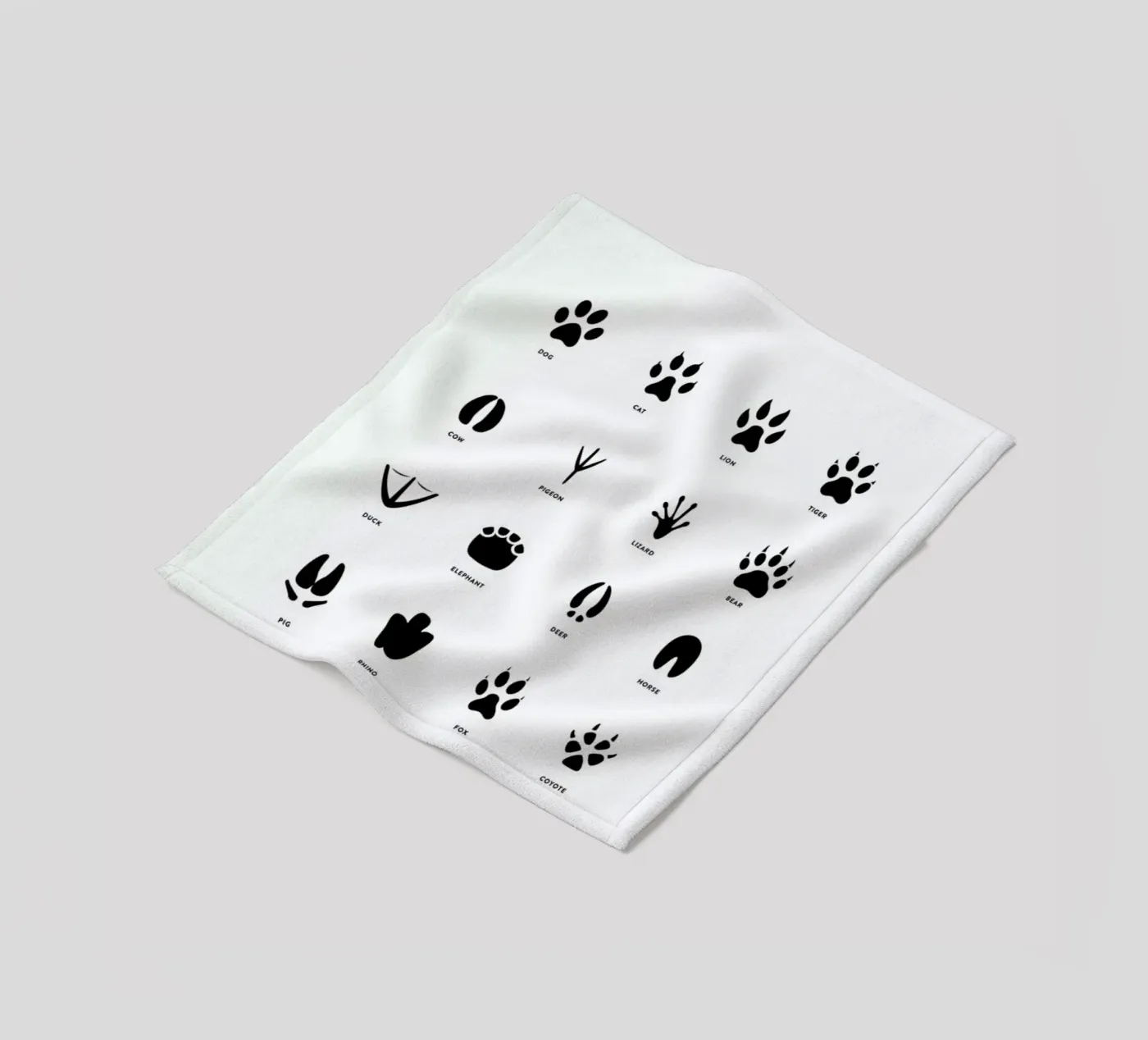Paws chart Fleecedecke von daylight design studio