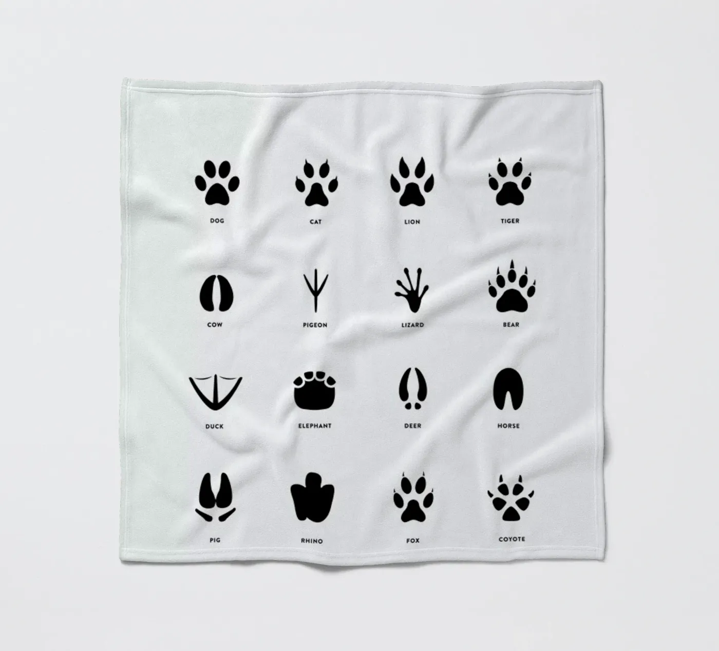 Paws chart Fleecedecke von daylight design studio