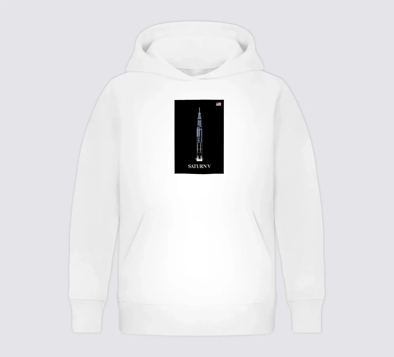 Saturn V felpa bambino con cappuccio da Marc Schulthess