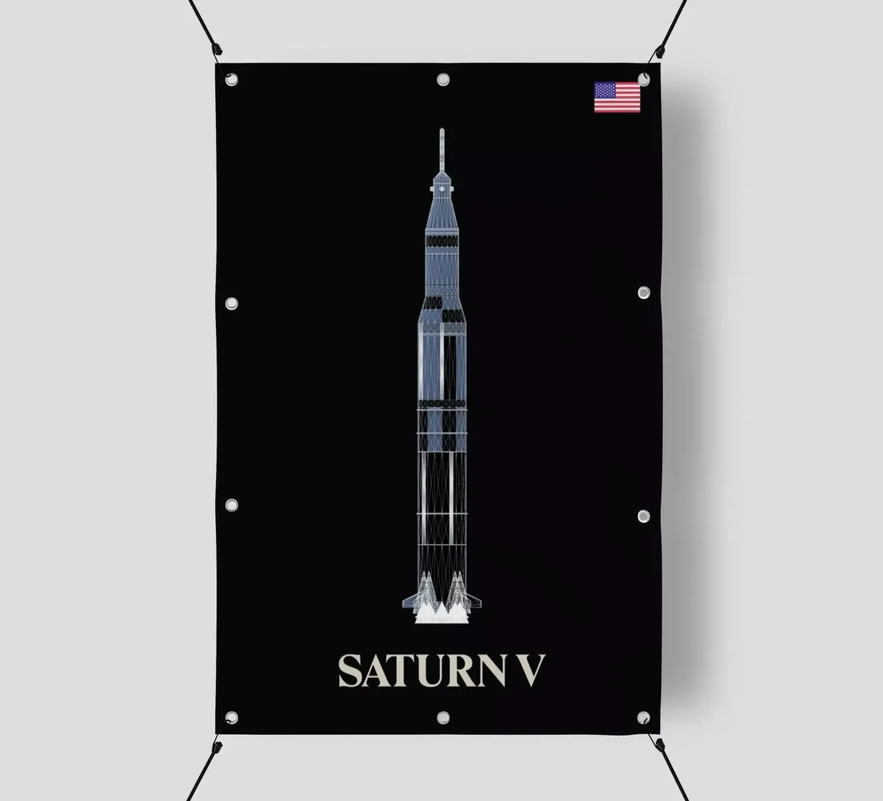 Saturn V telo in pvc da Marc Schulthess
